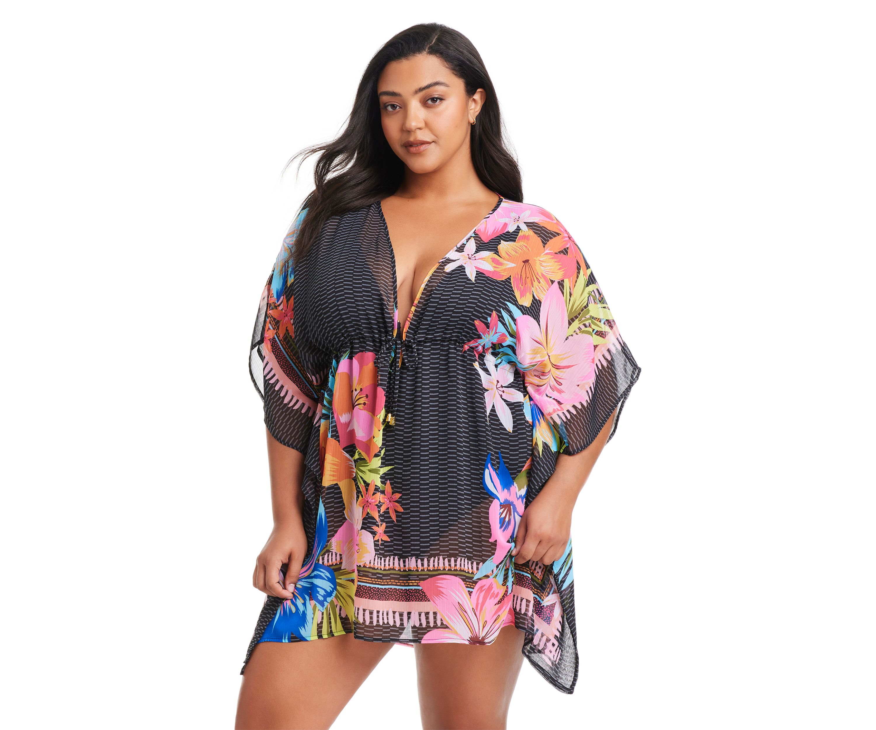 Sweet Escape Chiffon Caftan Coverup