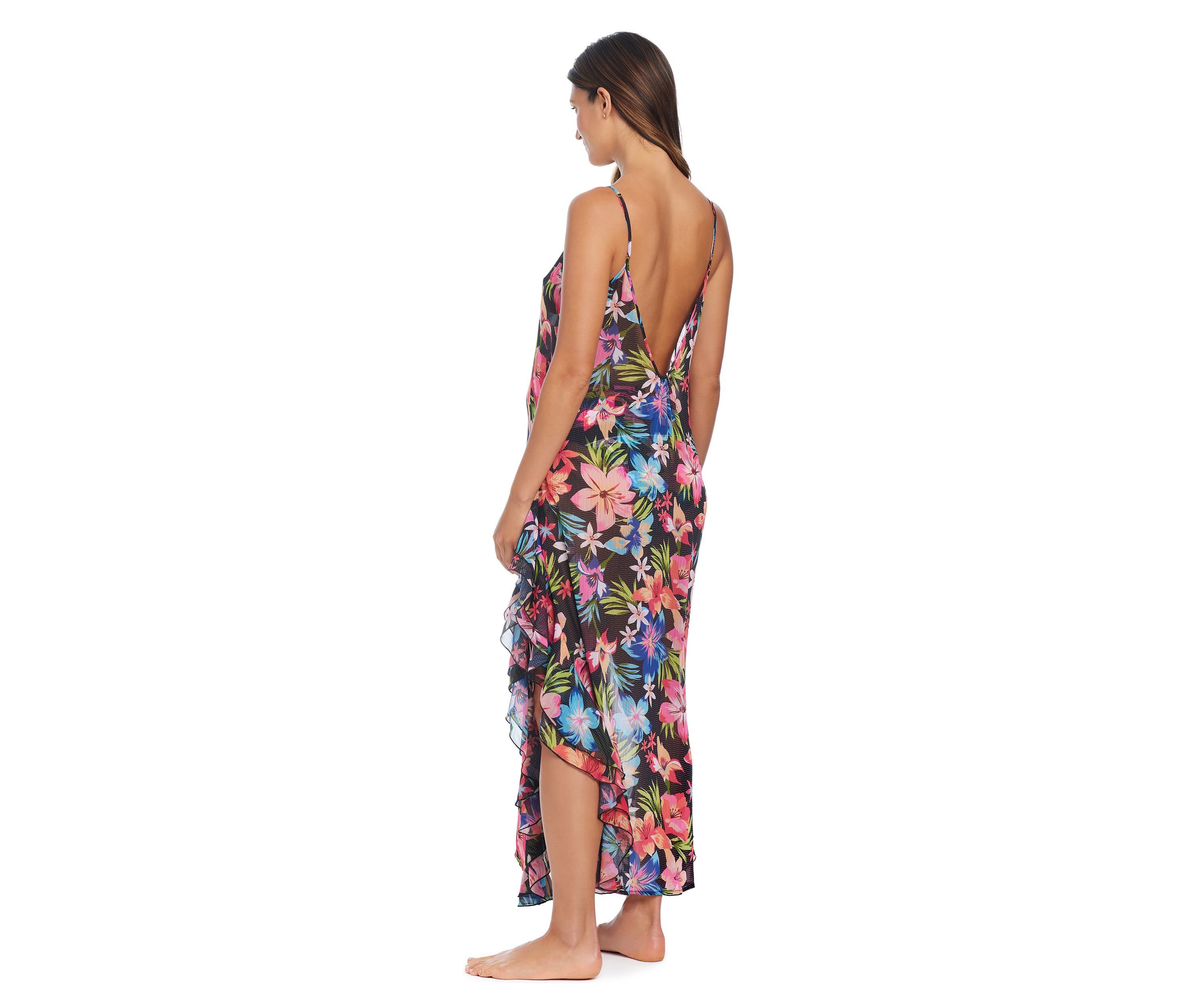 Sweet Escape Ruffle Swim Coverup Dress