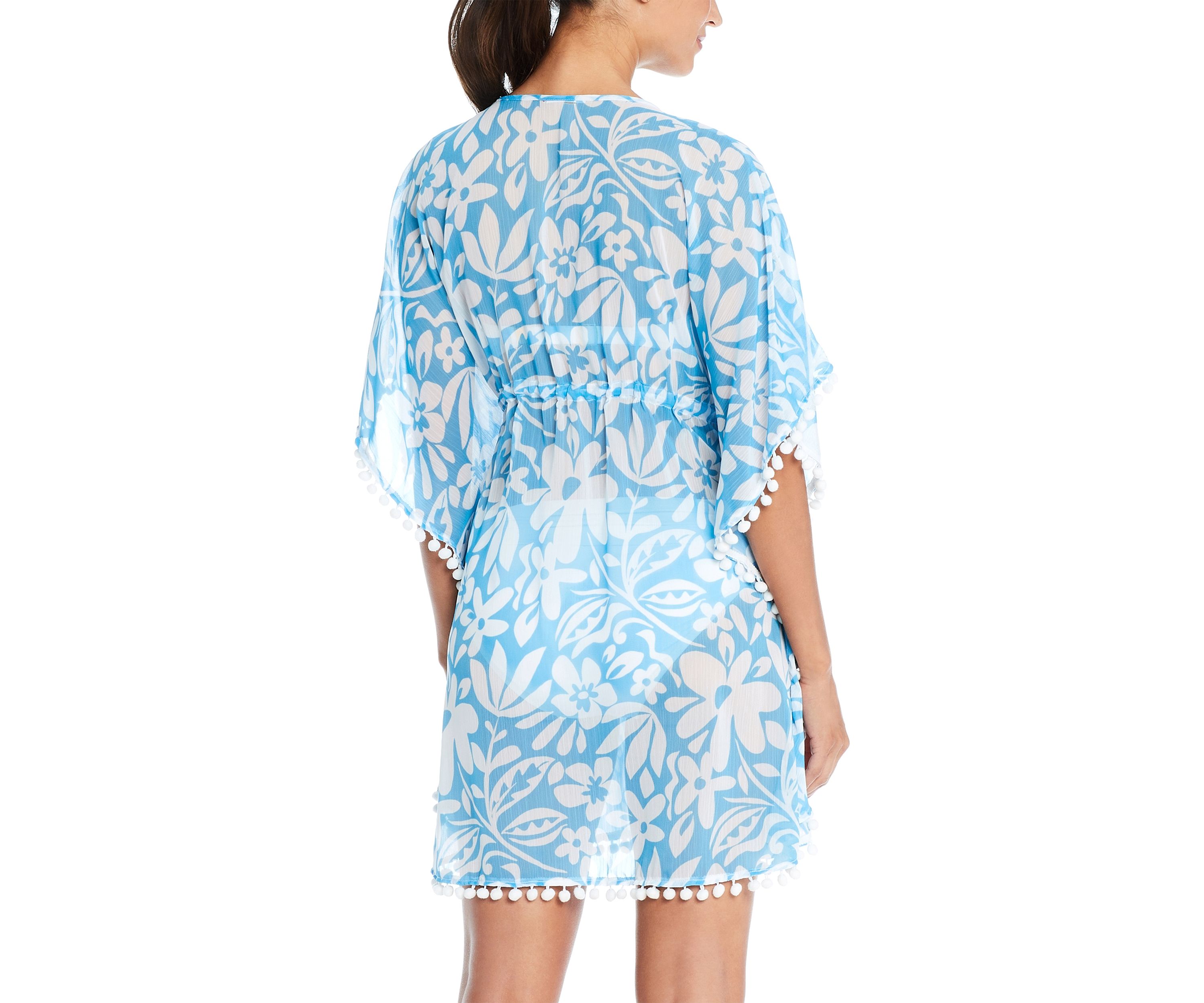 Sun Day Fun Day Chiffon Caftan Swim Cover Up