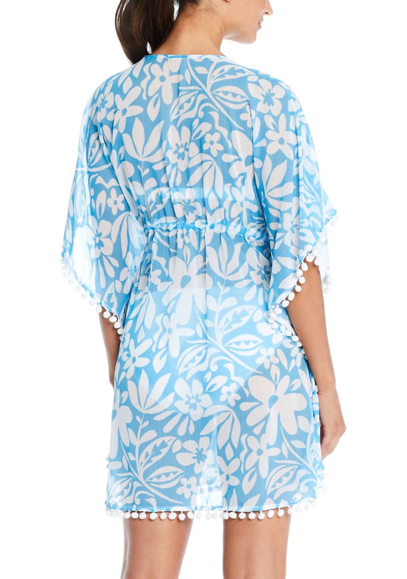 Sun Day Fun Day Chiffon Caftan Swim Cover Up