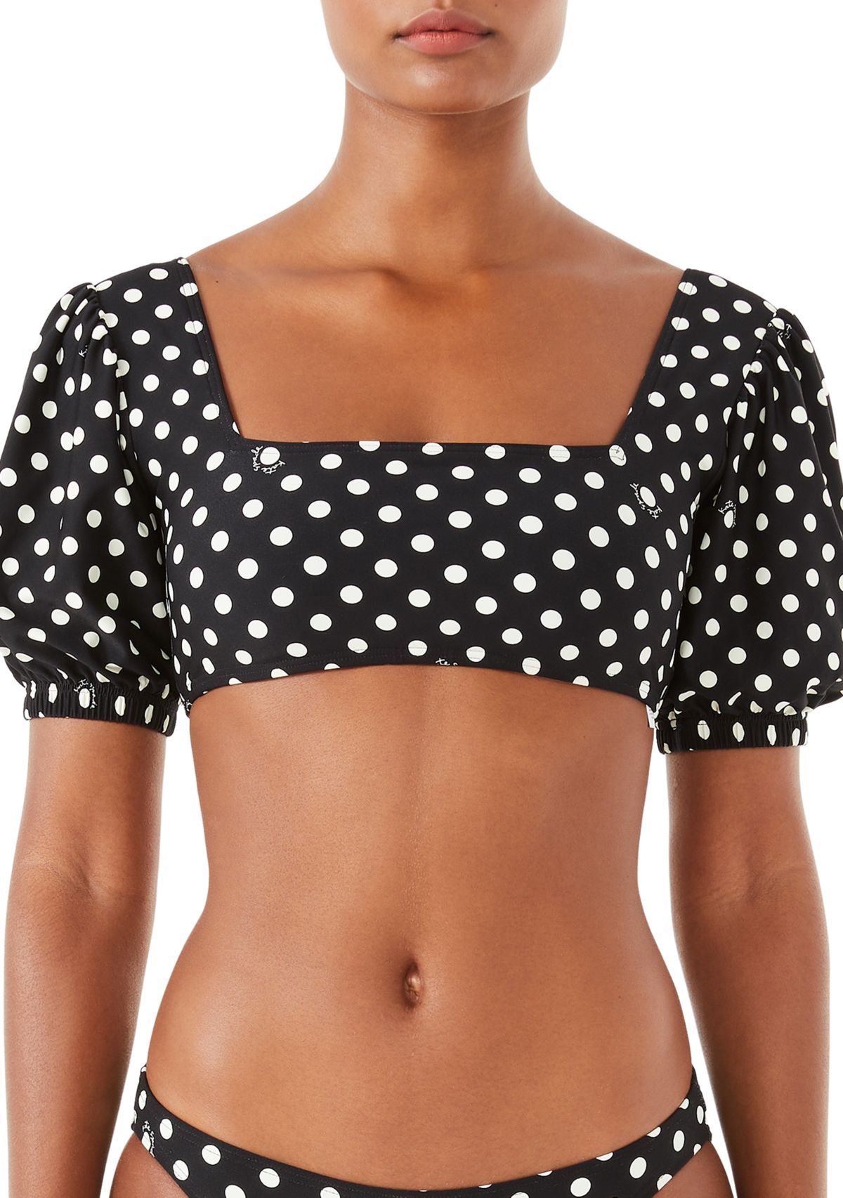 Puff Sleeve Bikini Top 