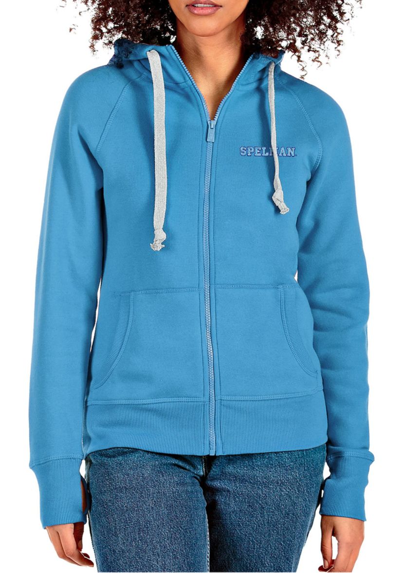 Spelman College Jaguars NCAA Light Spelman NCAA Jaguars Victory Full-Zip Hoodie