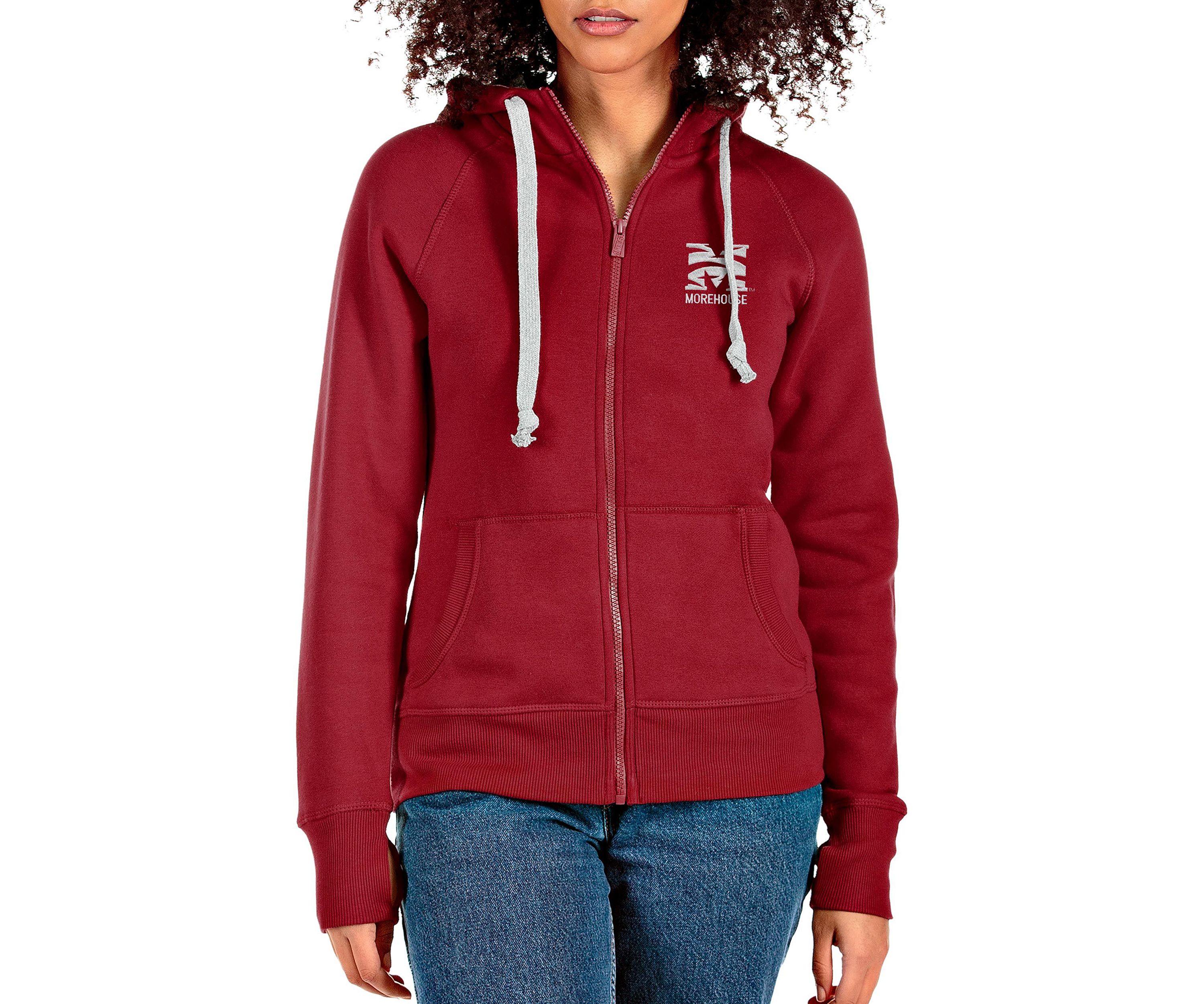 Morehouse Maroon Tigers NCAA Morehouse Tigers Victory Full-Zip Hoodie