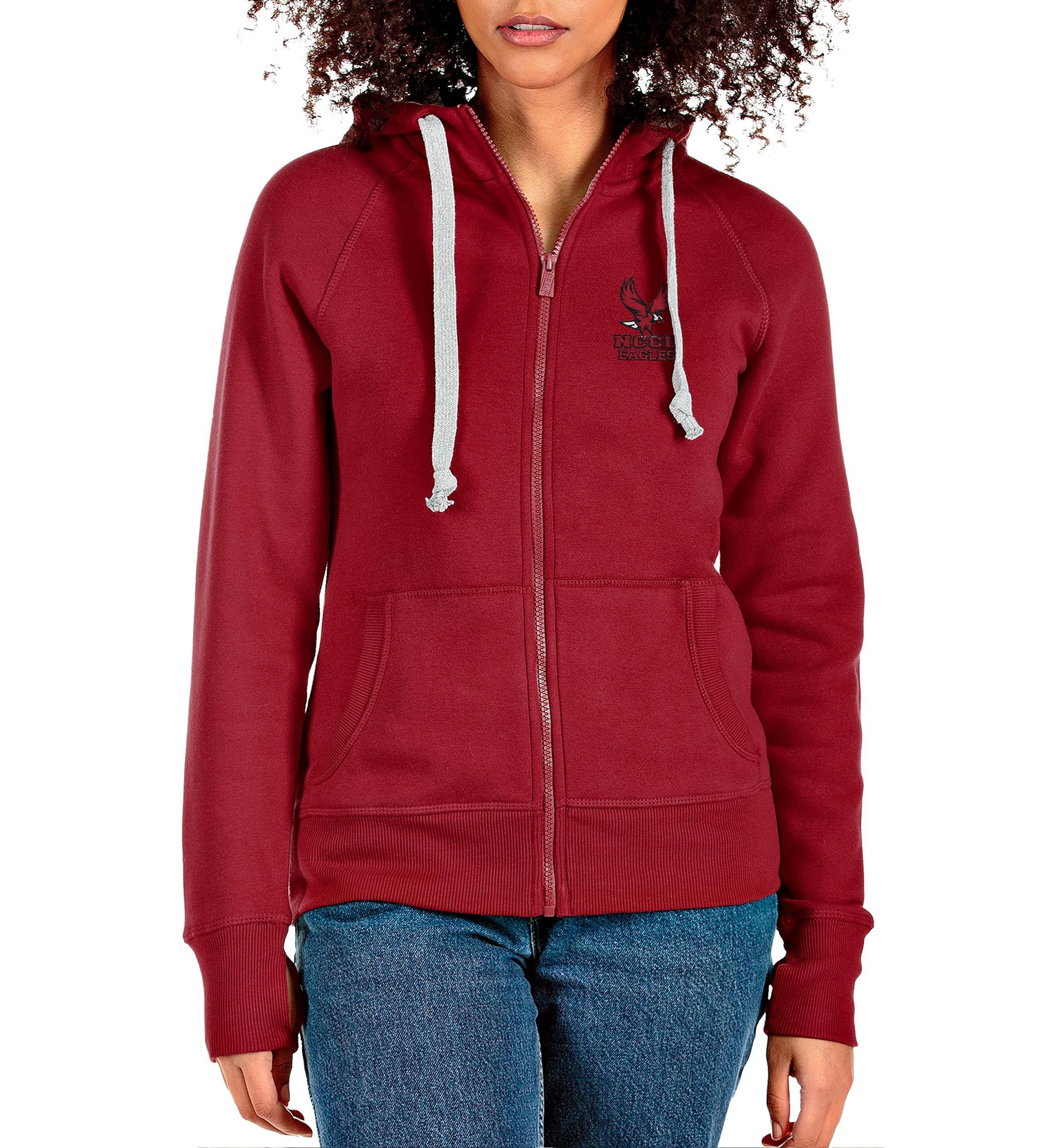 NC Central Eagles NCAA North Carolina Central Eagles Victory Full-Zip Hoodie