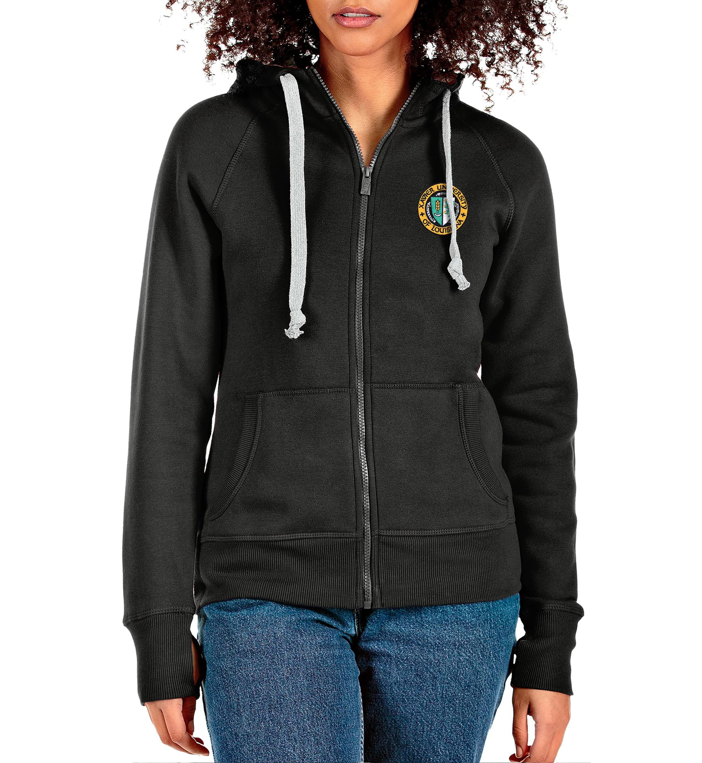 Xavier University of Louisiana Gold Rush NCAA XULA Victory Full-Zip Hoodie