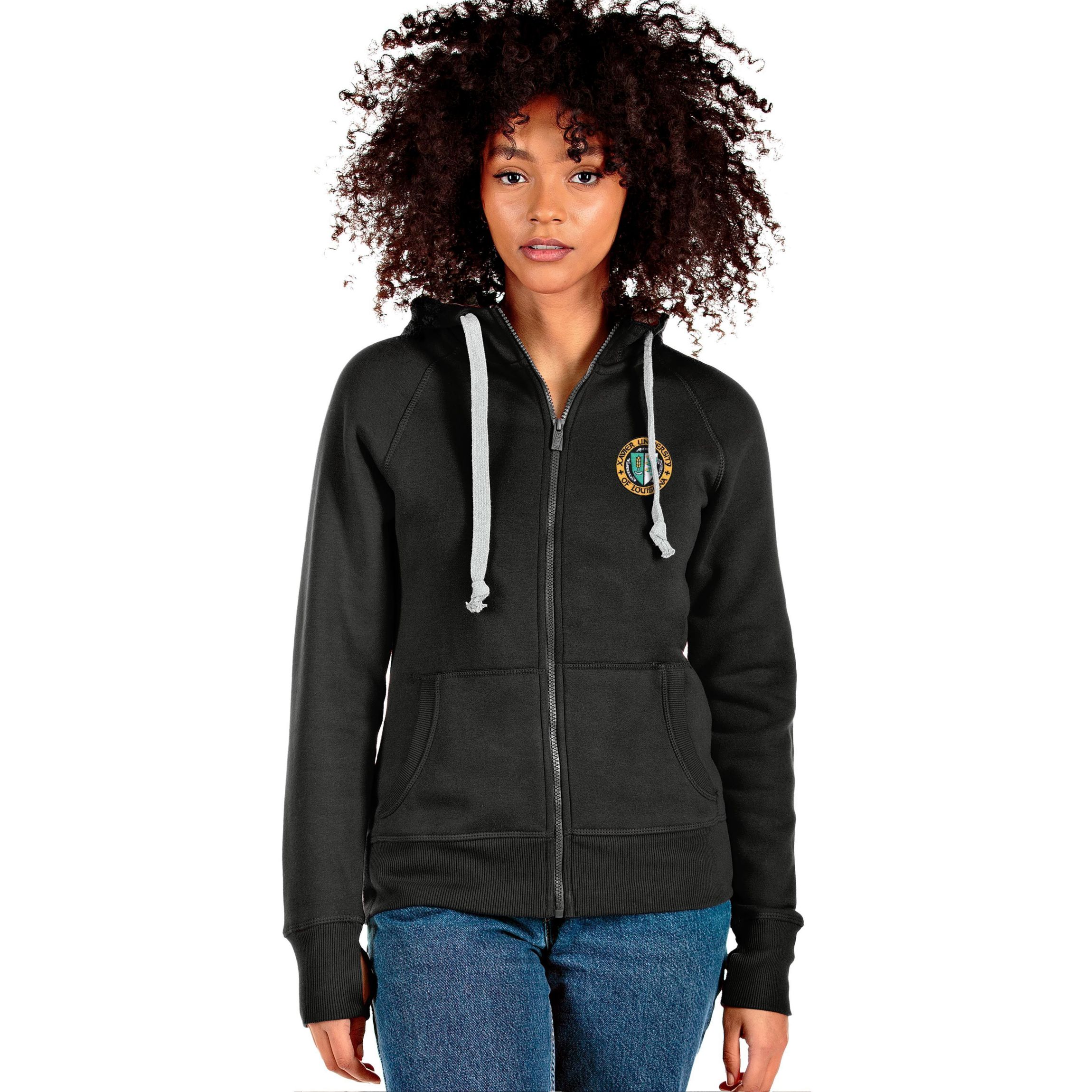 Xavier University of Louisiana Gold Rush NCAA XULA Victory Full-Zip Hoodie