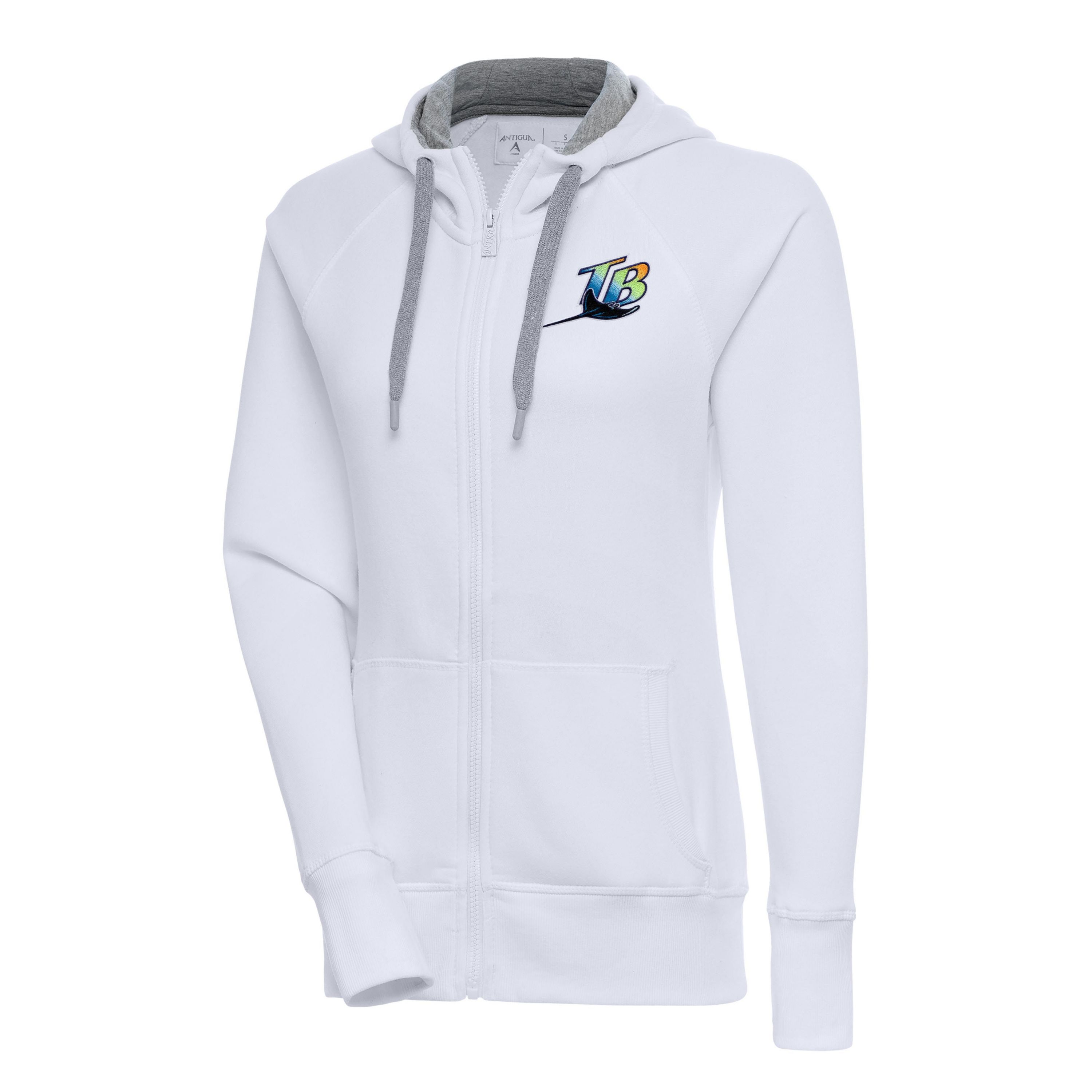 MLB Heather Tampa Bay Rays Cooperstown Victory Full-Zip Hoodie