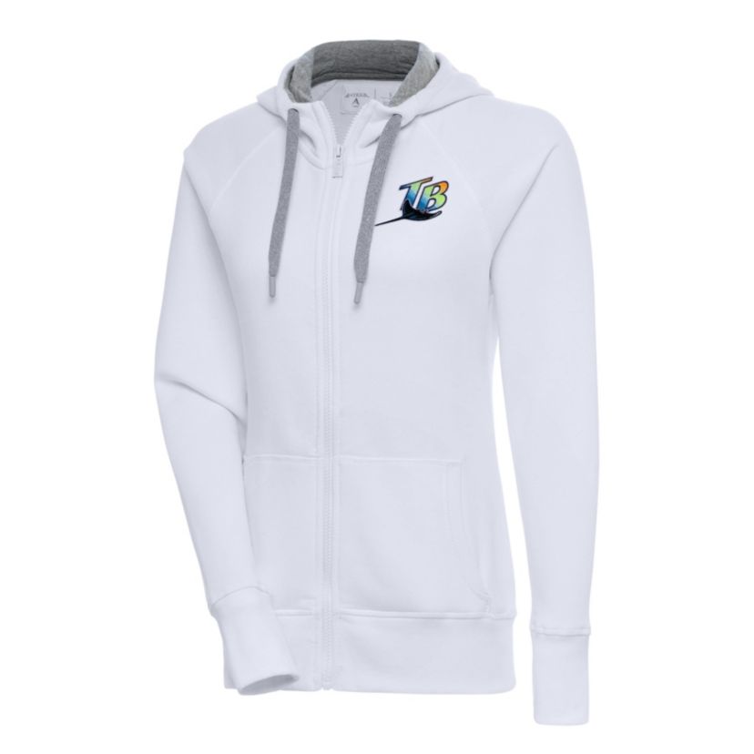 MLB Heather Tampa Bay Rays Cooperstown Victory Full-Zip Hoodie
