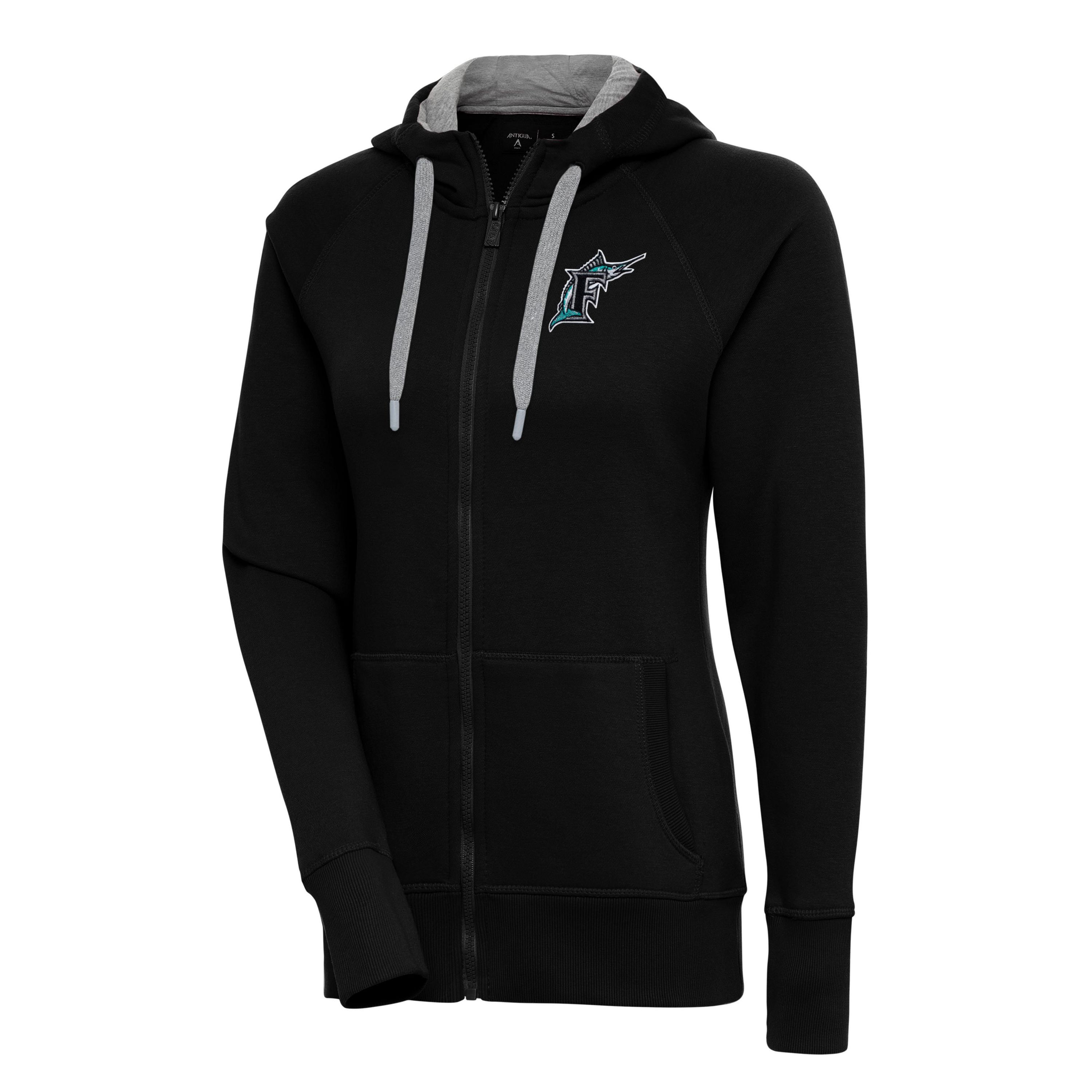 MLB Miami Marlins Womens Victory Full Zip Hood