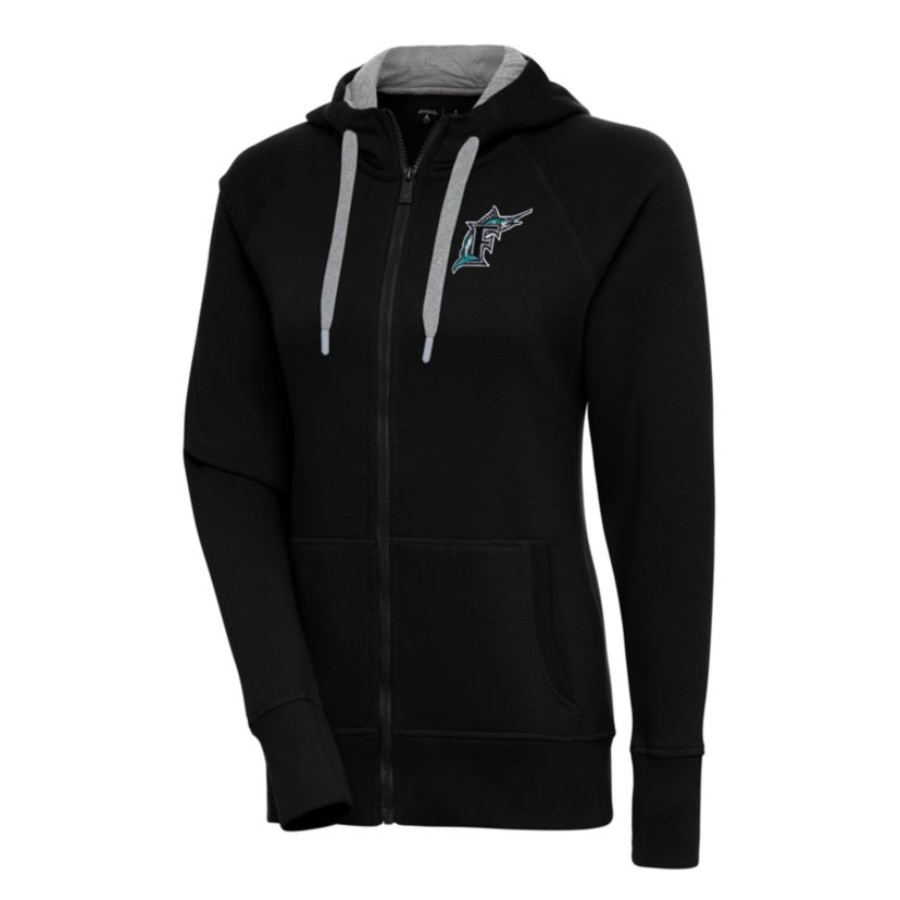 MLB Miami Marlins Womens Victory Full Zip Hood