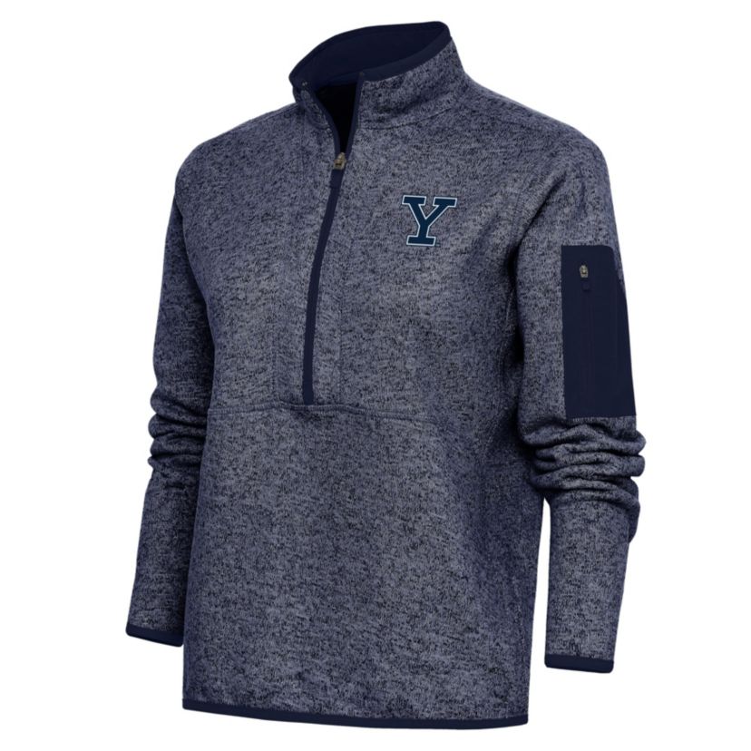 NCAA Yale University Womens Fortune 1/2 Zip Pullover