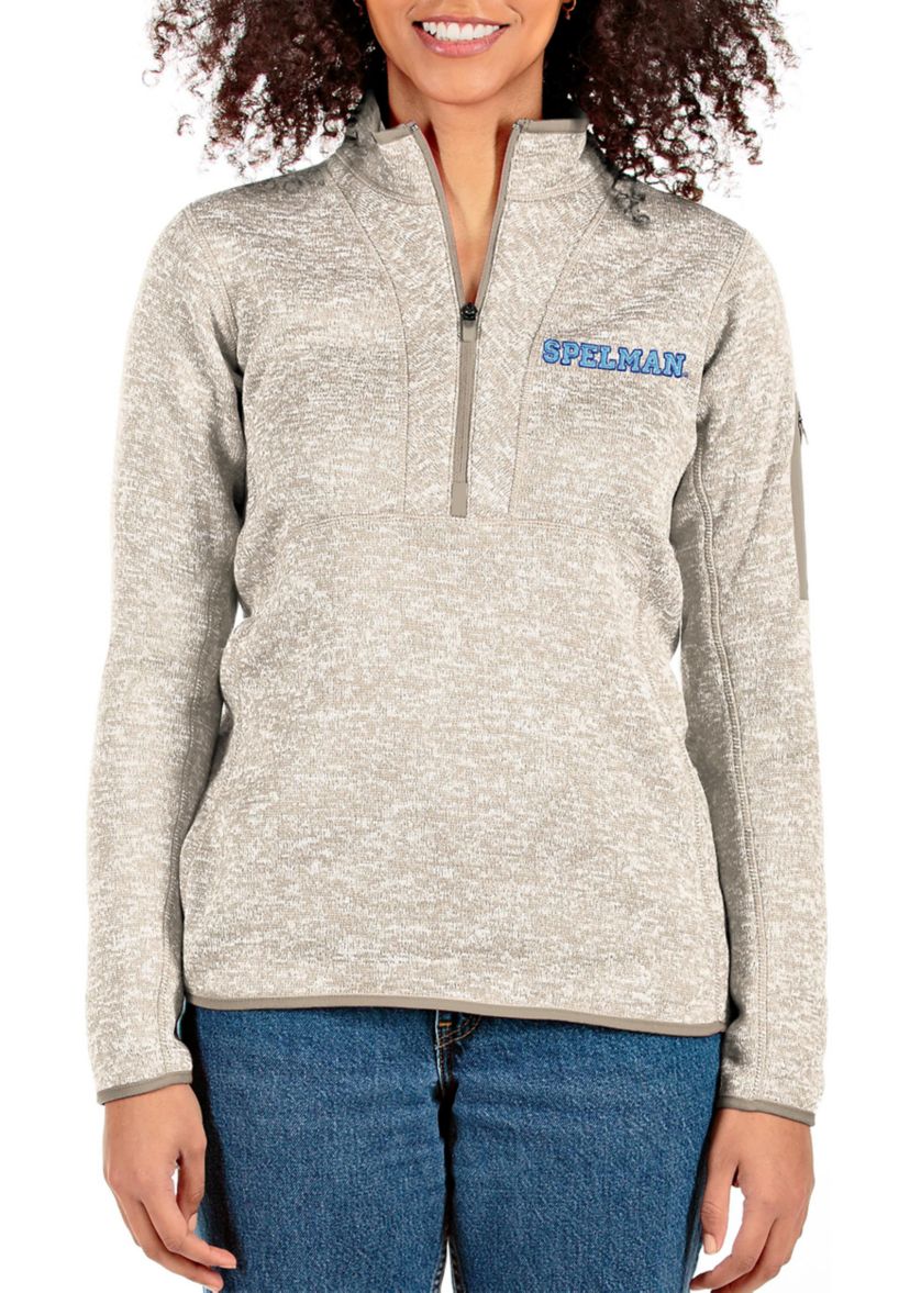 Spelman College Jaguars NCAA Spelman NCAA Jaguars Fortune Half-Zip Pullover Jacket