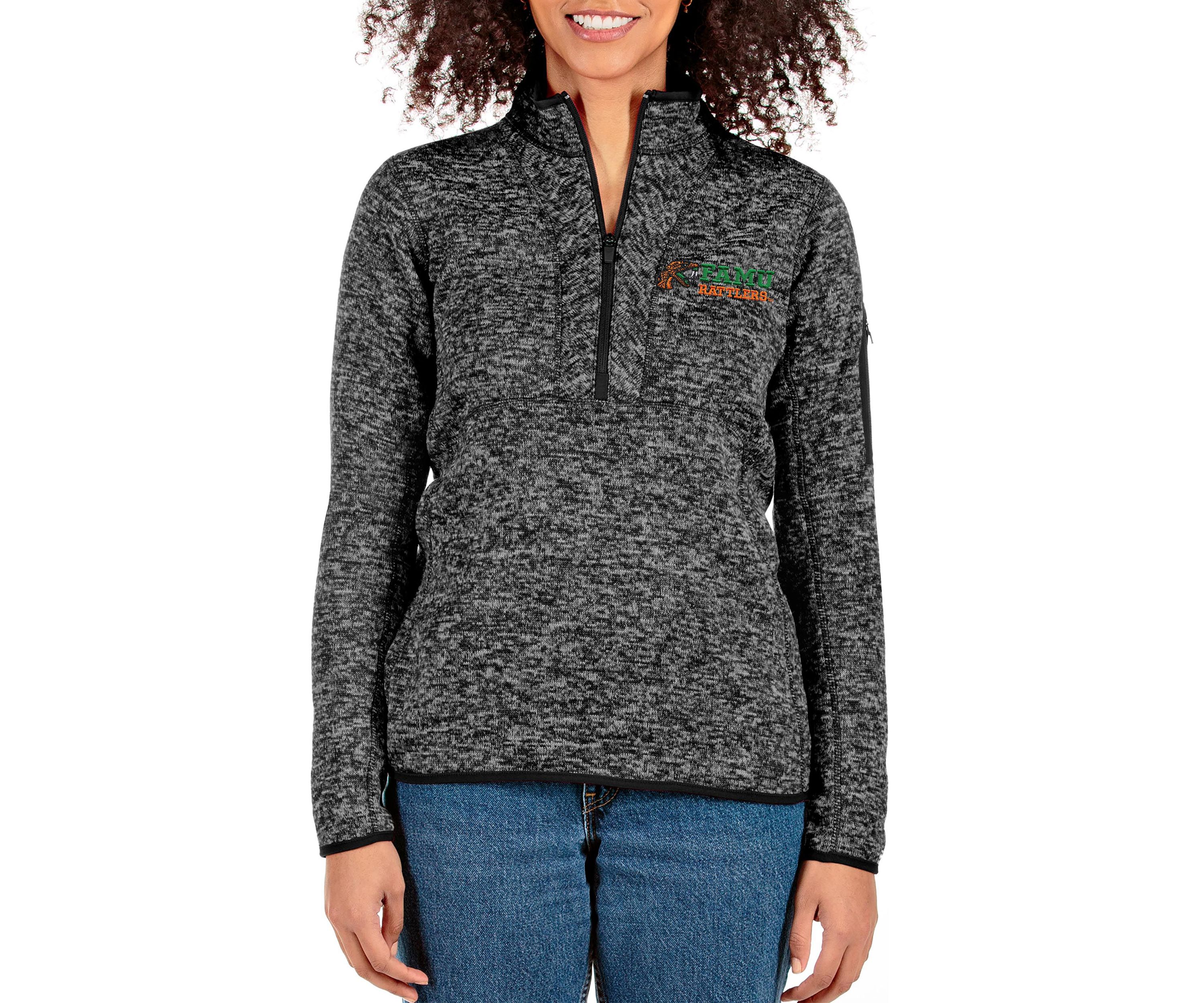 NCAA Florida A&M Rattlers Fortune Half-Zip Pullover Jacket