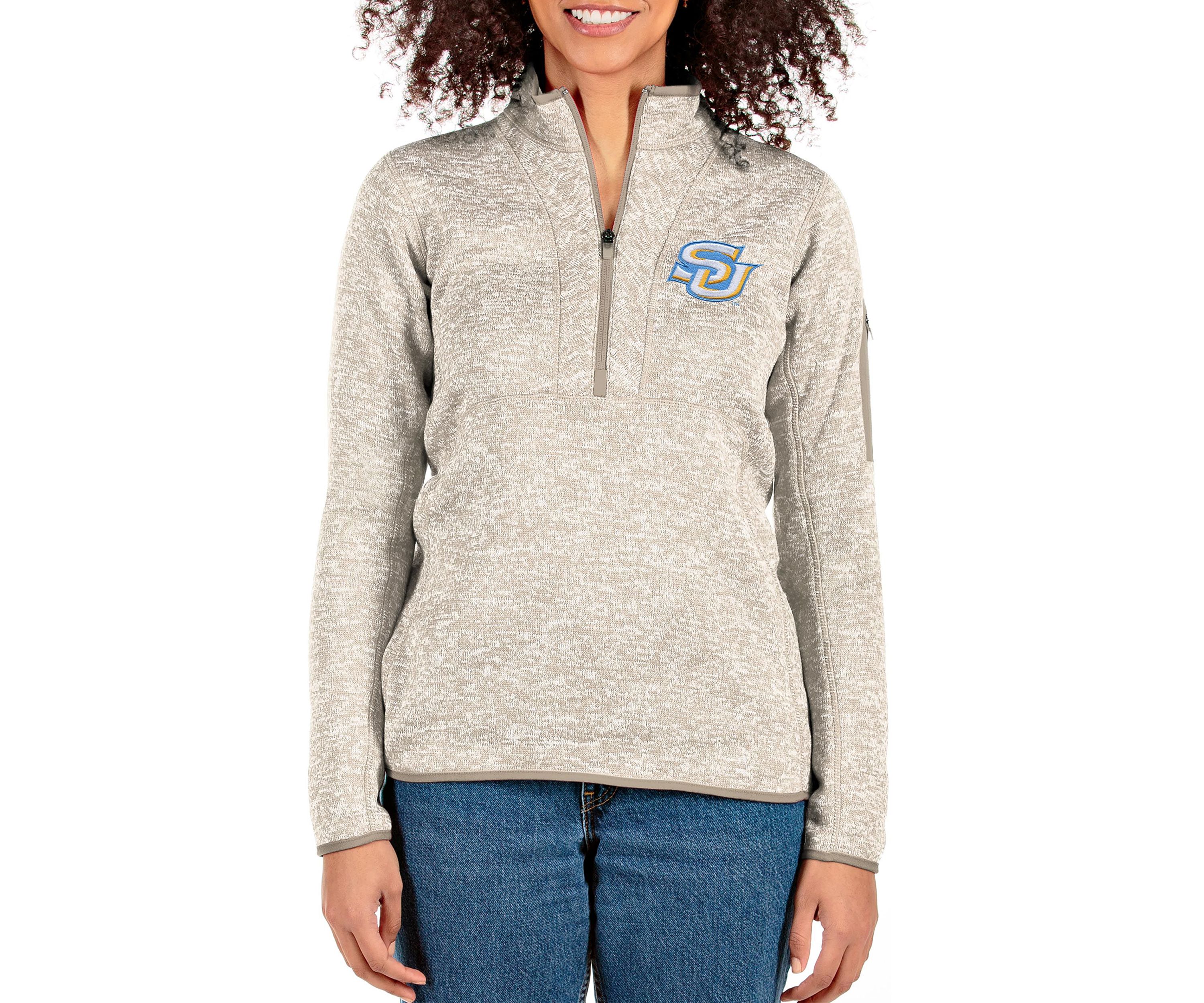 NCAA Southern University Jaguars Fortune Half-Zip Pullover Jacket