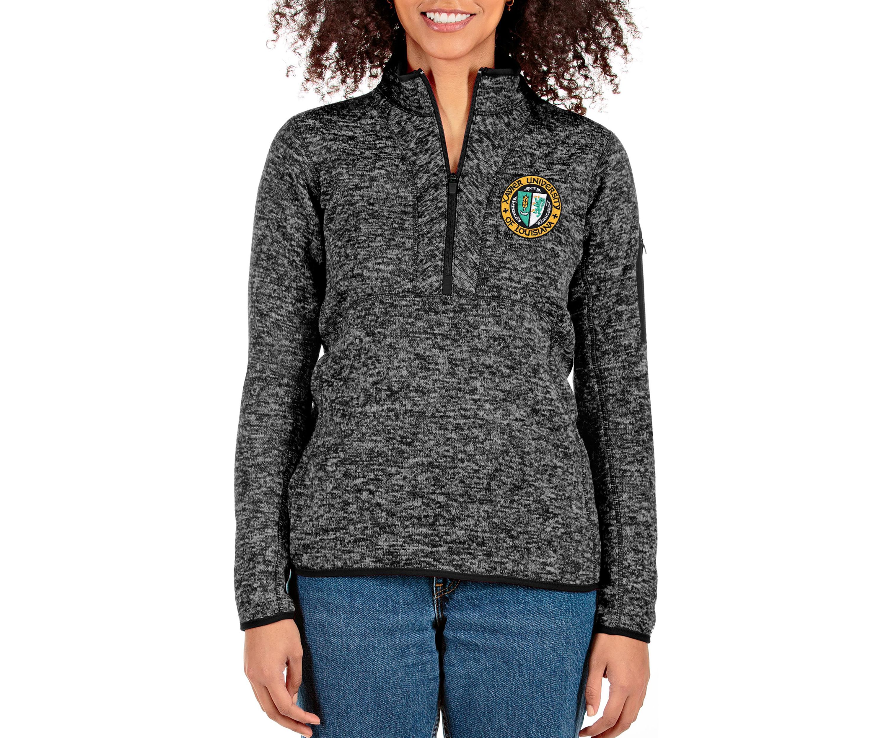 Xavier University of Louisiana Gold Rush NCAA XULA Fortune Half-Zip Pullover Jacket
