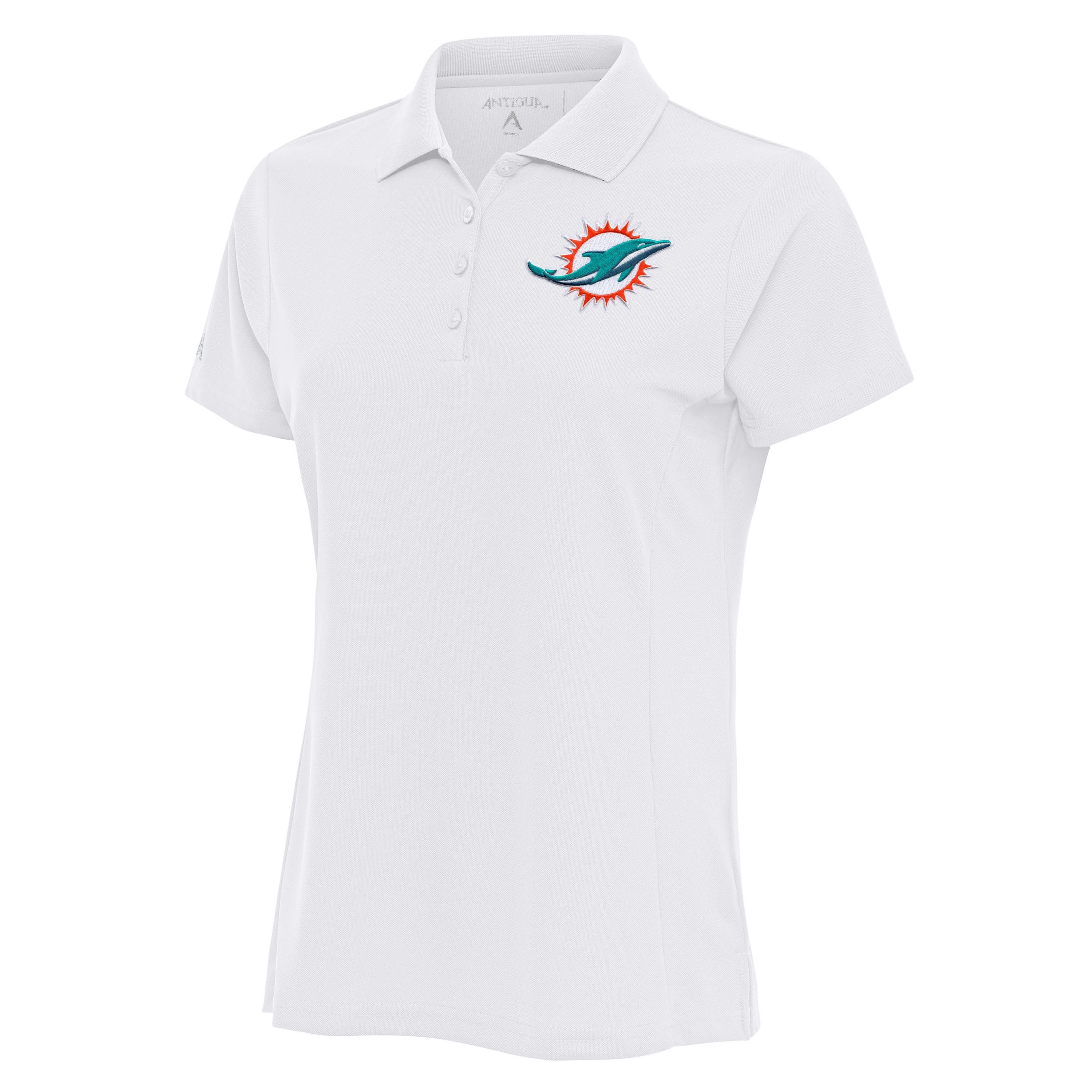 NFL Miami Dolphins Womens Legacy Pique Polo