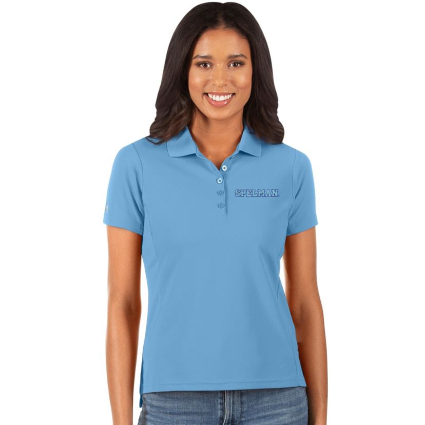 Spelman College Jaguars NCAA Light Spelman NCAA Jaguars Legacy Pique Polo