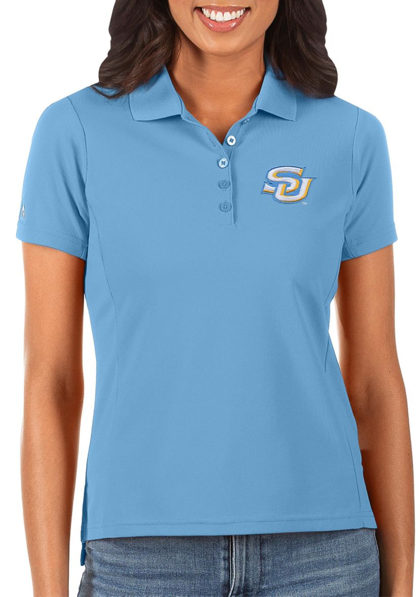 NCAA Light Southern University Jaguars Legacy Pique Polo