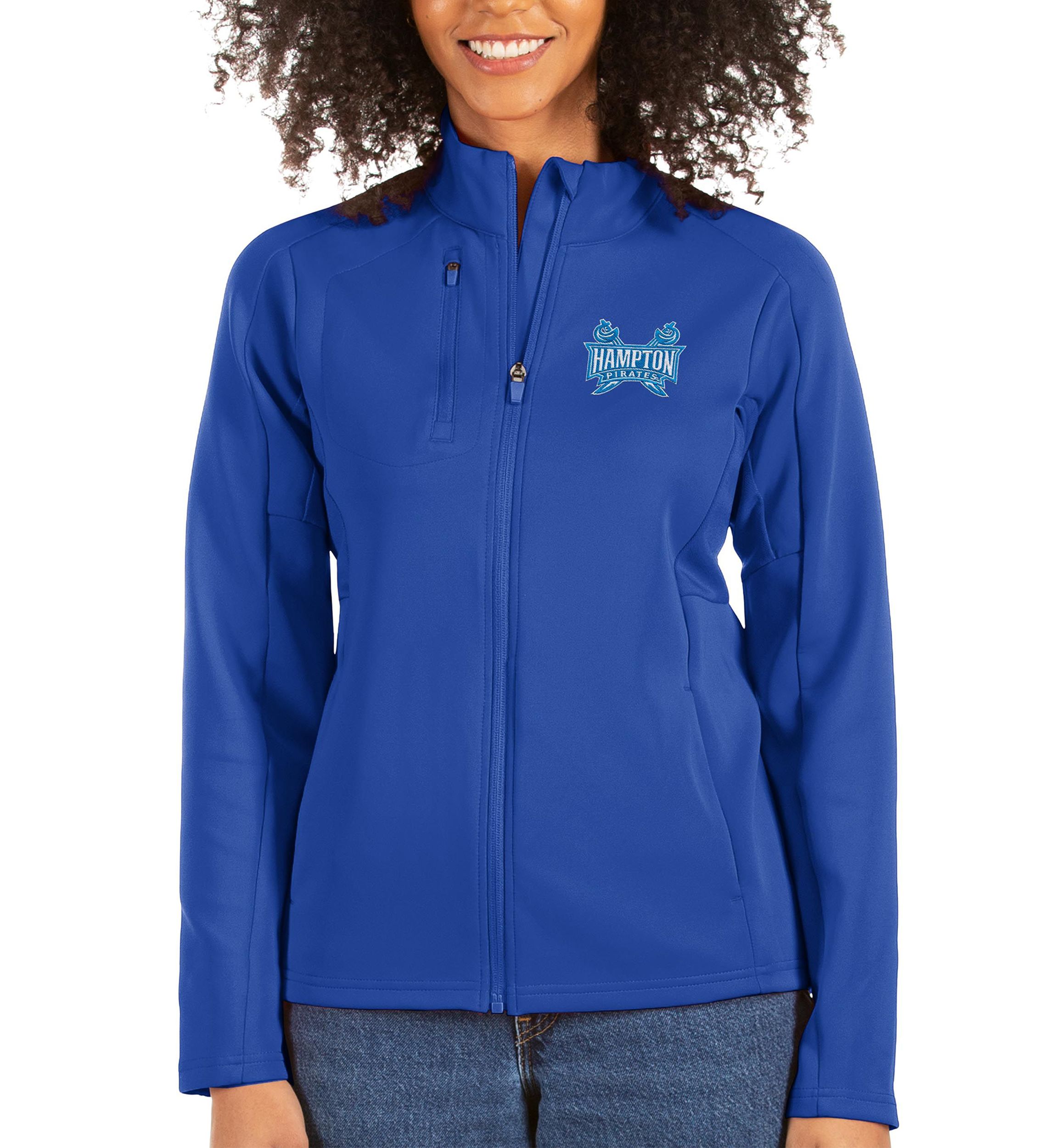 NCAA White/Silver Hampton Pirates Generation Full-Zip Jacket