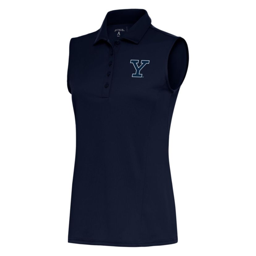 NCAA Yale University Womens Sleeve Less Tribute Polo