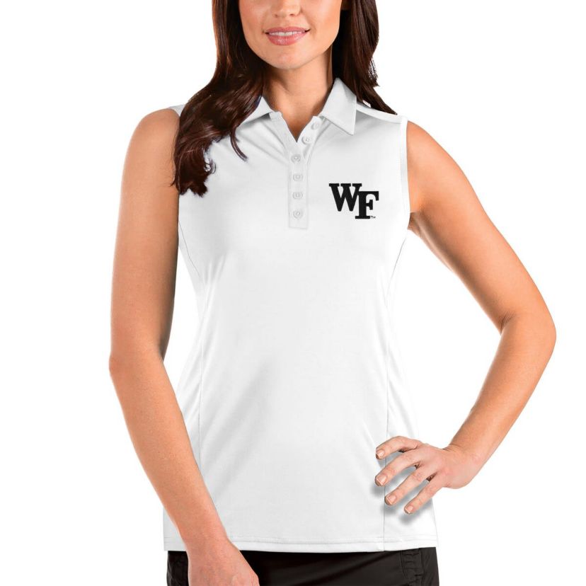 NCAA Wake Forest Demon Deacons Tribute Sleeveless Polo
