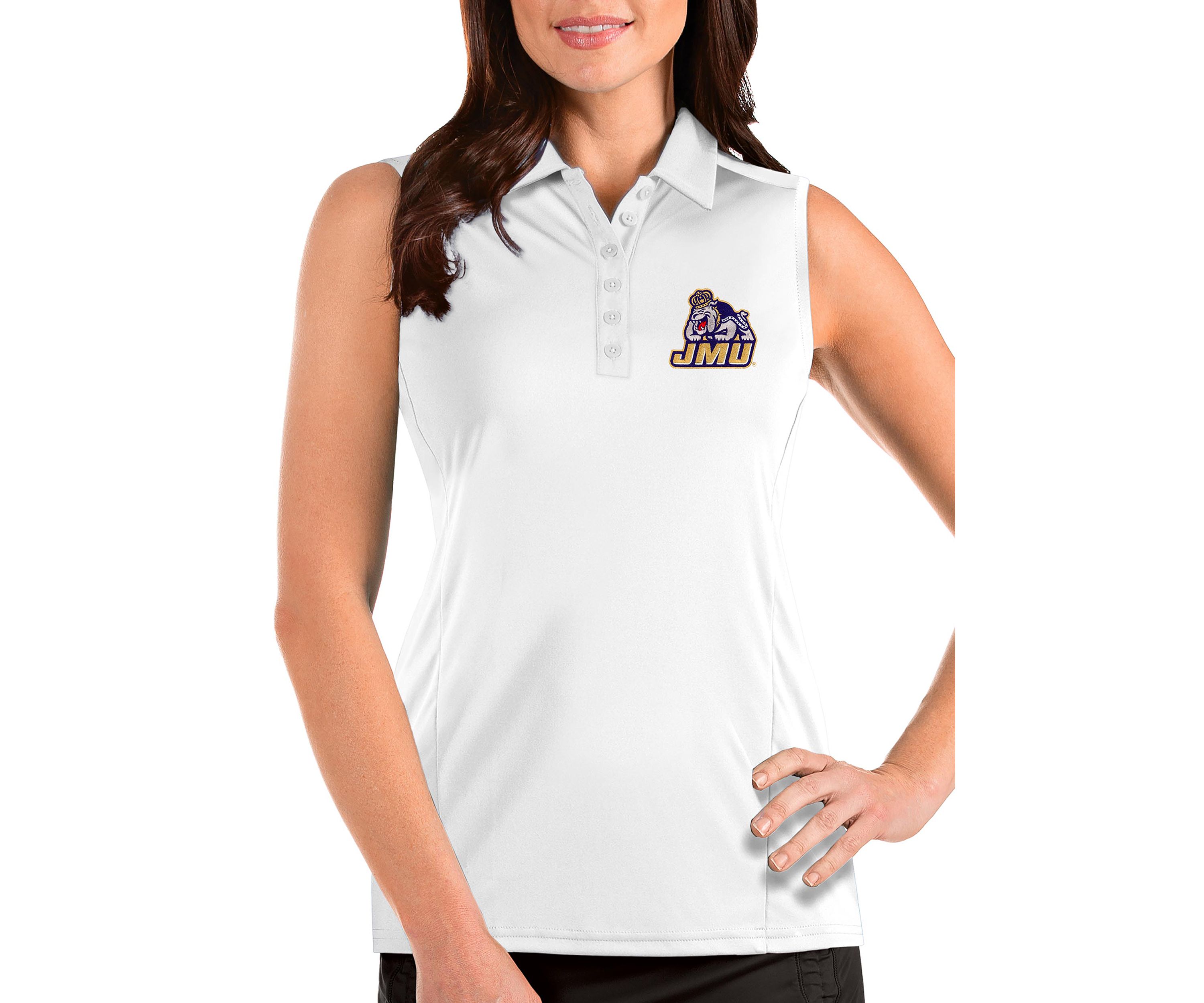 NCAA James Madison Dukes Tribute Sleeveless Polo
