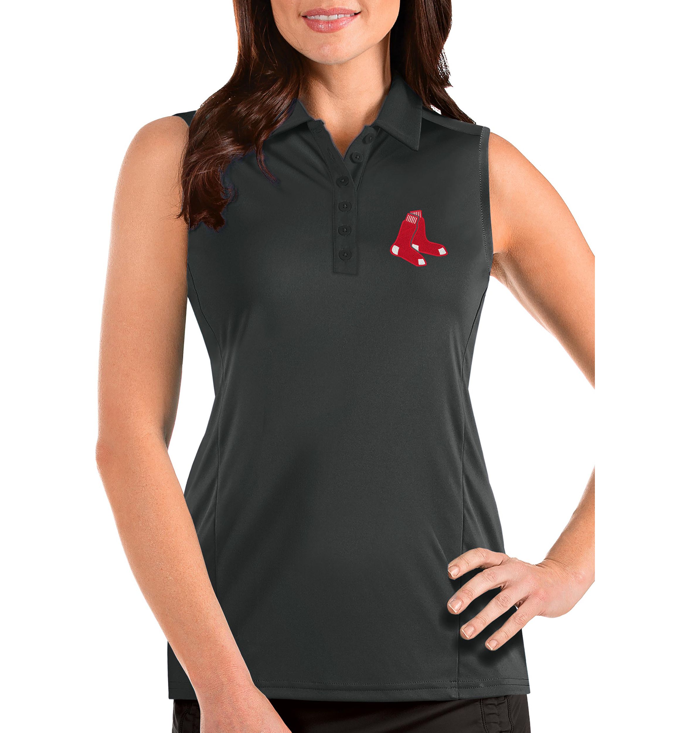 Womens MLB Boston Red Sox Sleeveless Tribute Top
