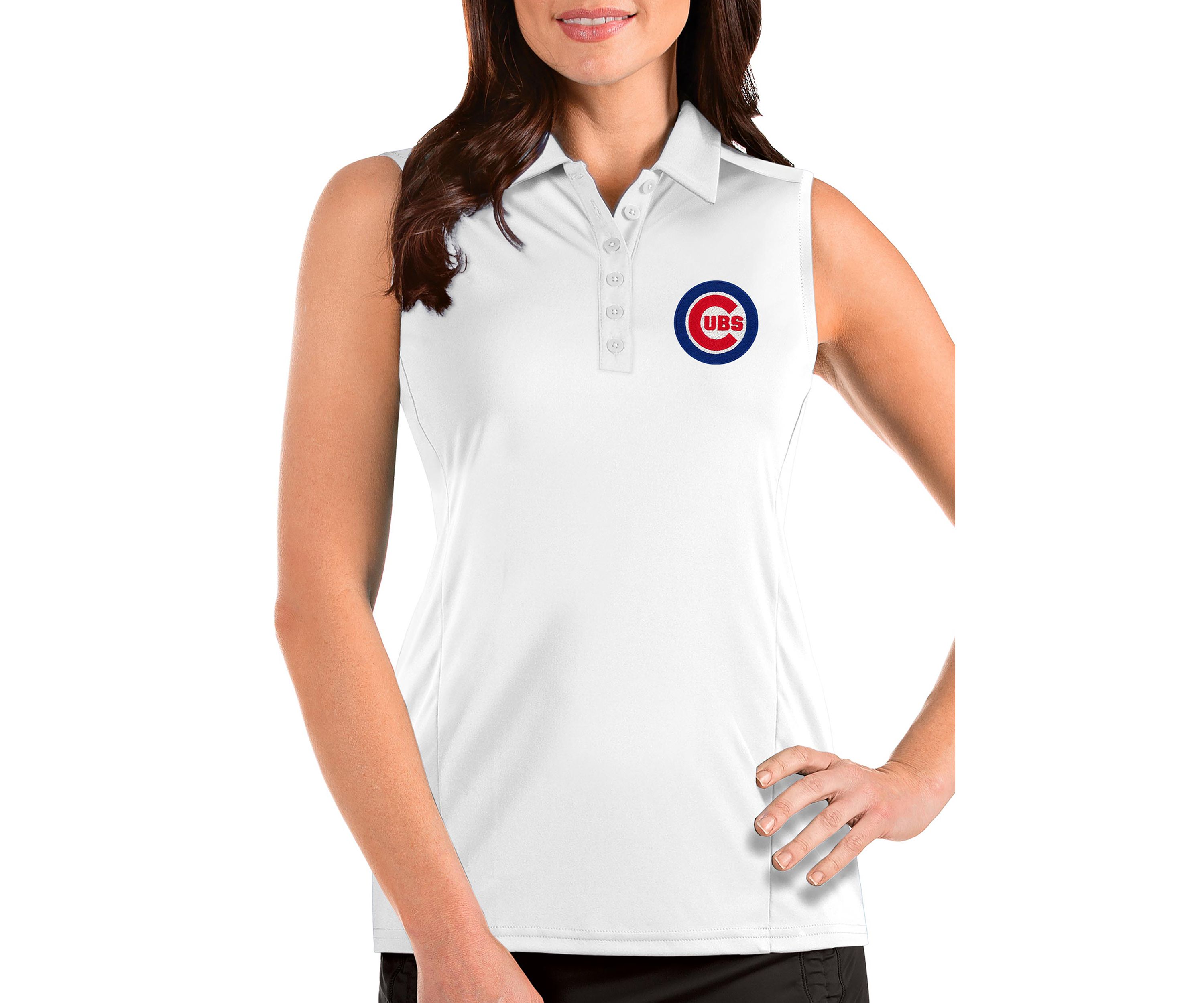 Womens MLB Chicago Cubs Sleeveless Tribute Top