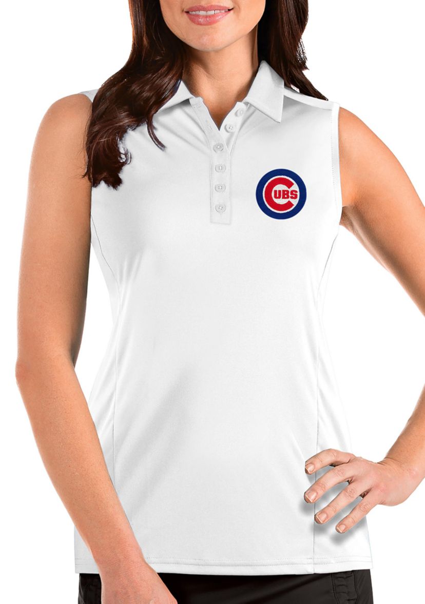Womens MLB Chicago Cubs Sleeveless Tribute Top