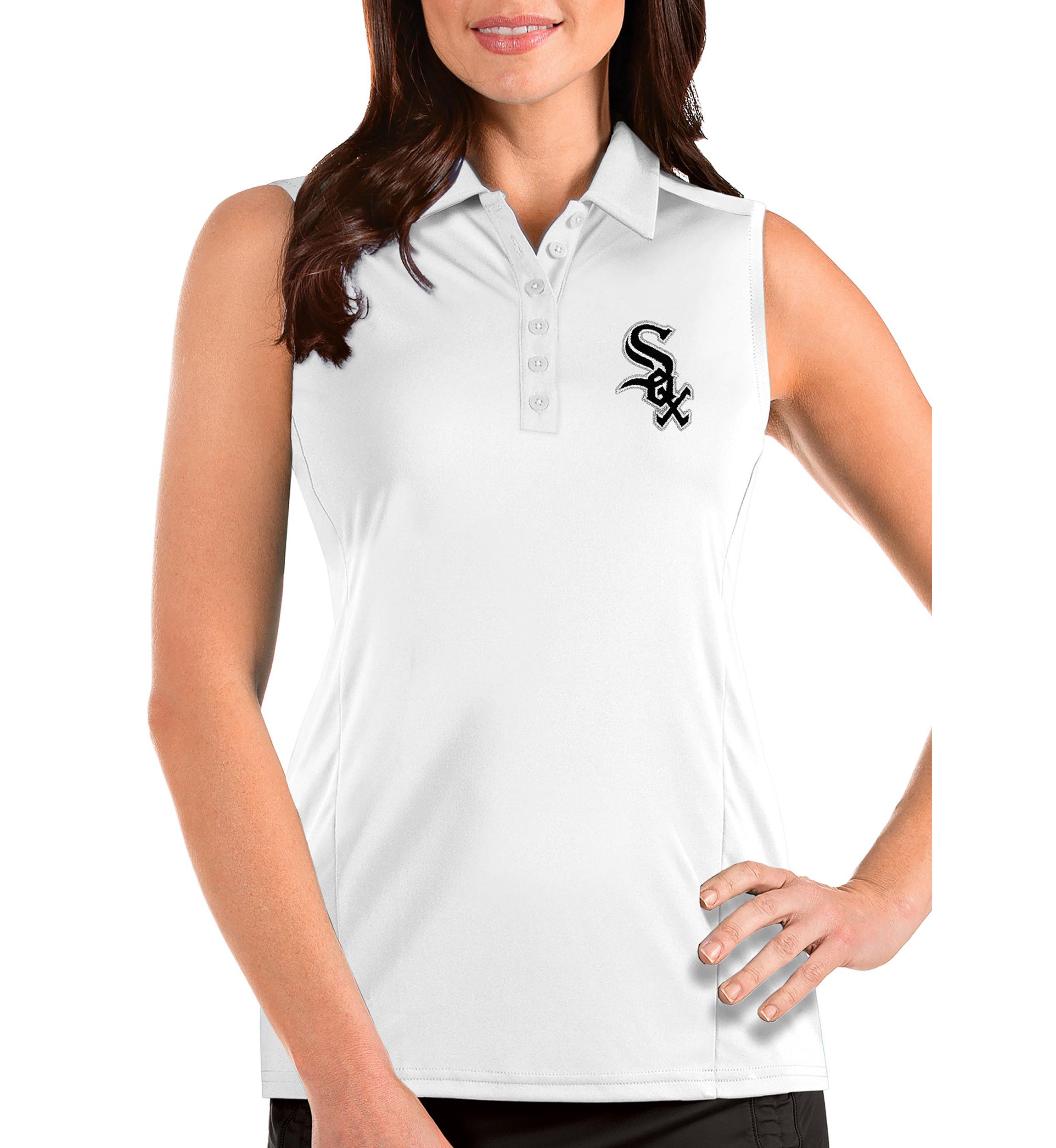 Womens MLB Chicago White Sox Sleeveless Tribute Top