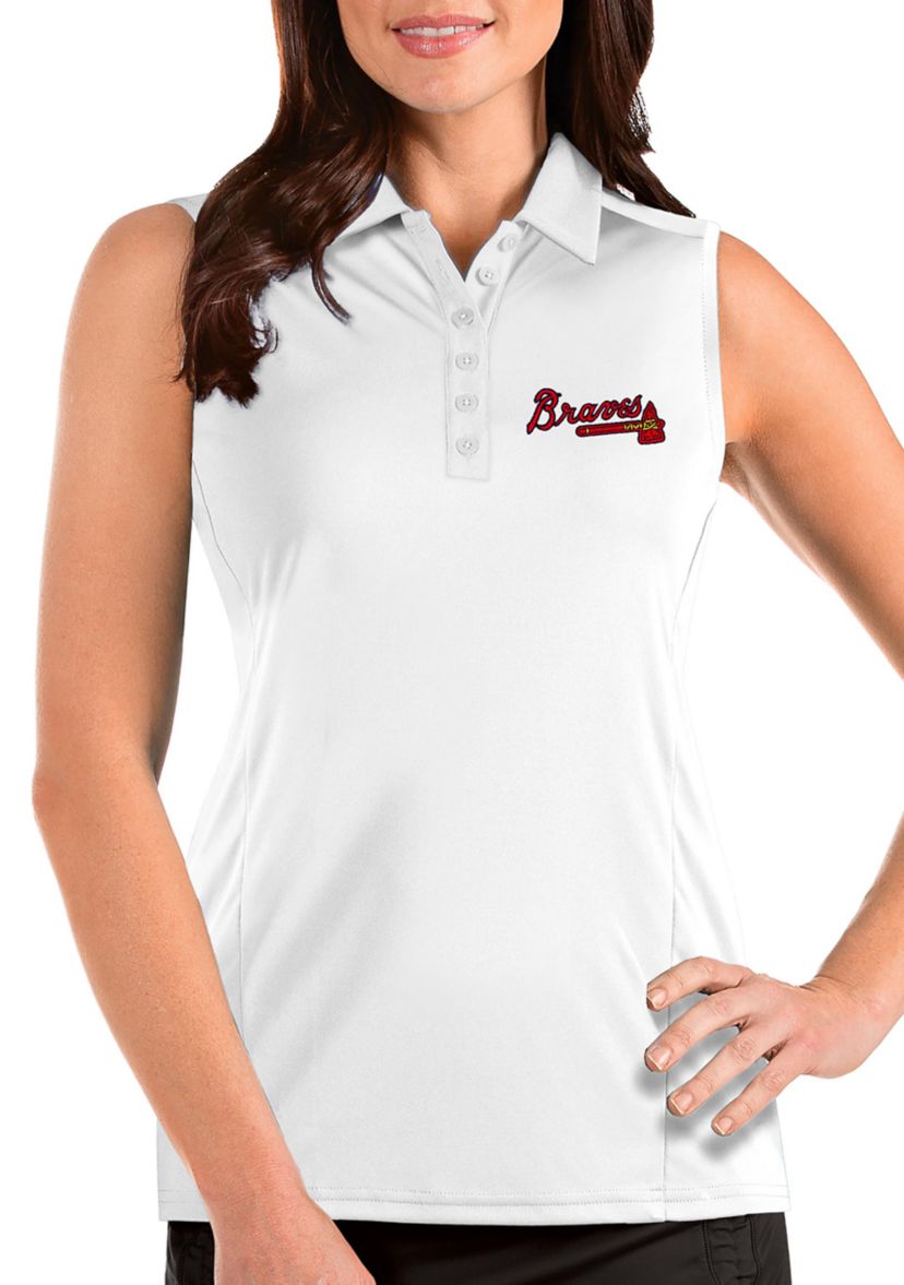 Womens MLB Atlanta Braves Sleeveless Tribute Top