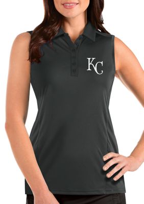 Antigua Women's MLB Kansas City Royals Sleeveless Tribute Top