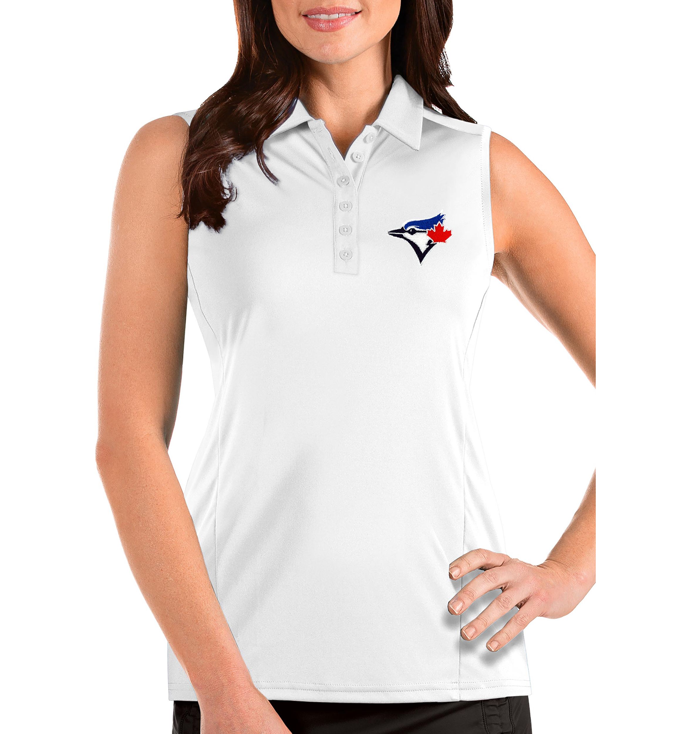 Womens MLB Toronto Blue Jays Sleeveless Tribute Top