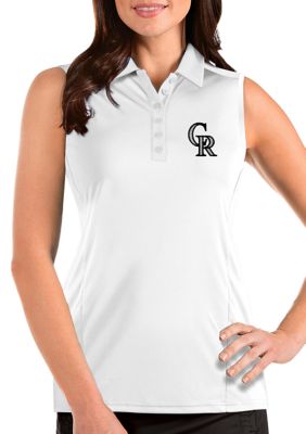 Antigua Women's MLB Colorado Rockies Sleeveless Tribute Top