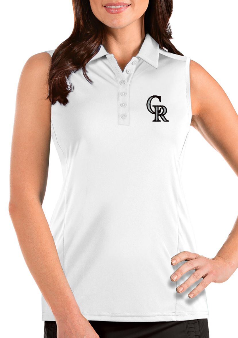 Womens MLB Colorado Rockies Sleeveless Tribute Top