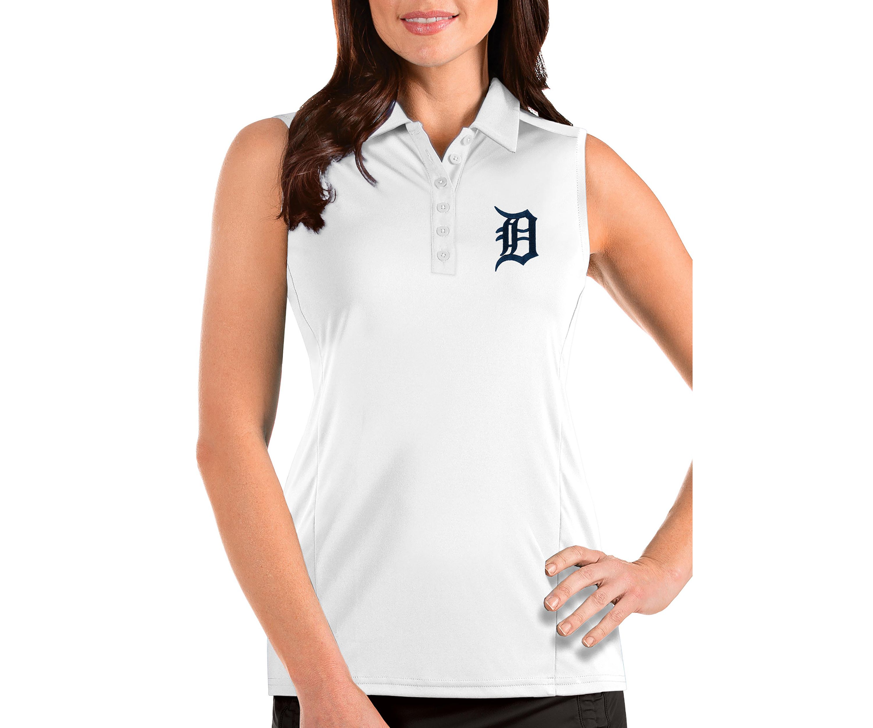 Womens MLB Detroit Tigers Sleeveless Tribute Top