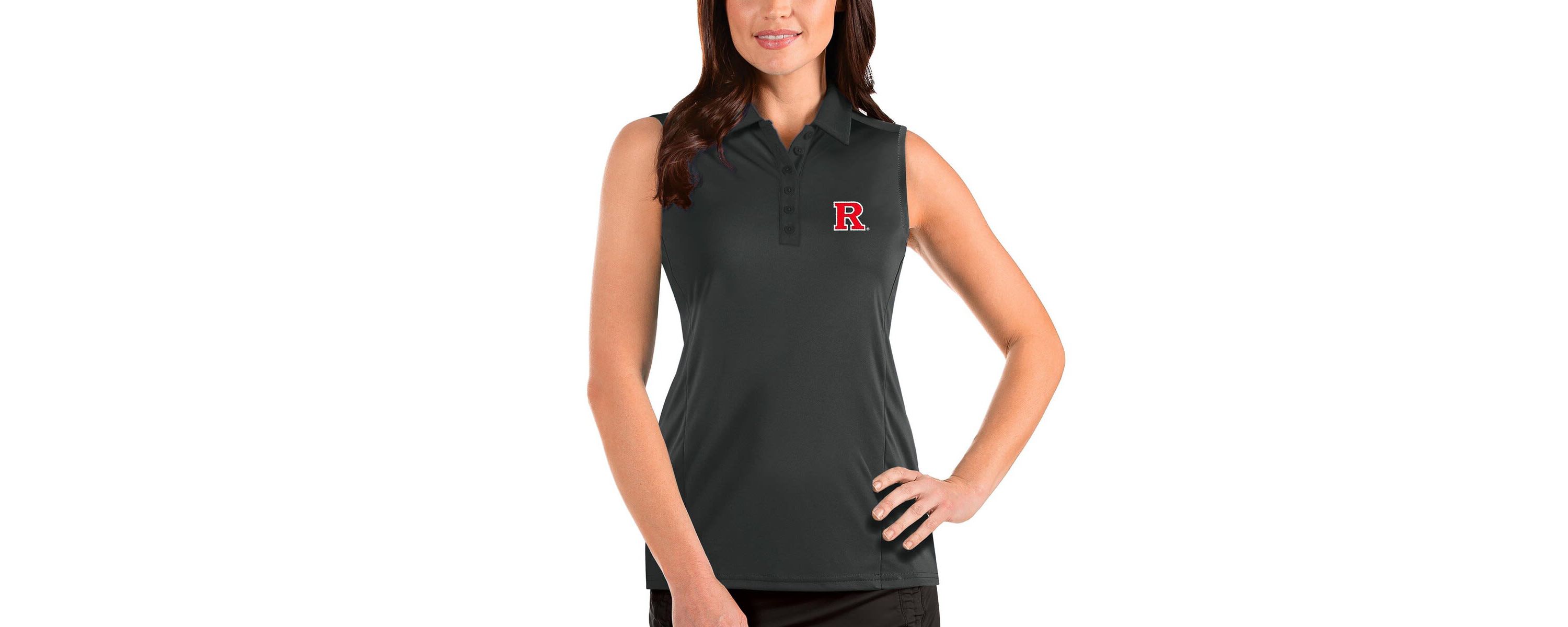 Rutgers Scarlet Knights NCAA Rutgers Knights Tribute Sleeveless Polo
