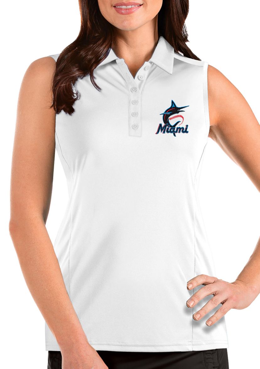 Womens MLB Miami Marlins Sleeveless Tribute Top