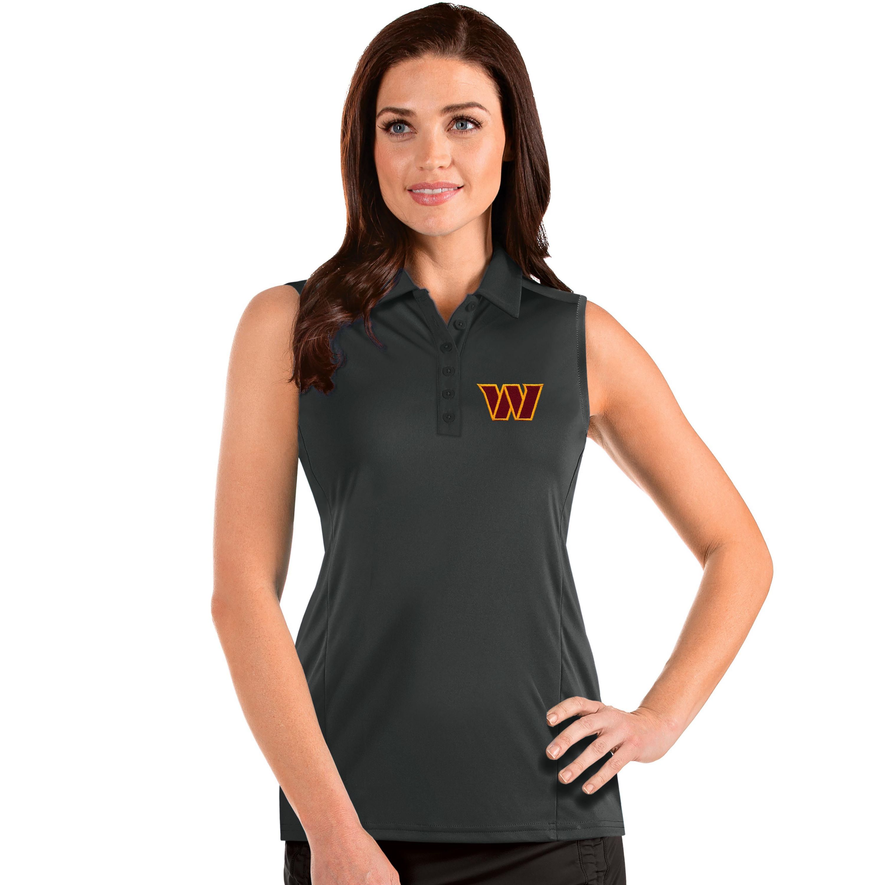 NFL Washington Commanders Womens S/L Tribute Polo