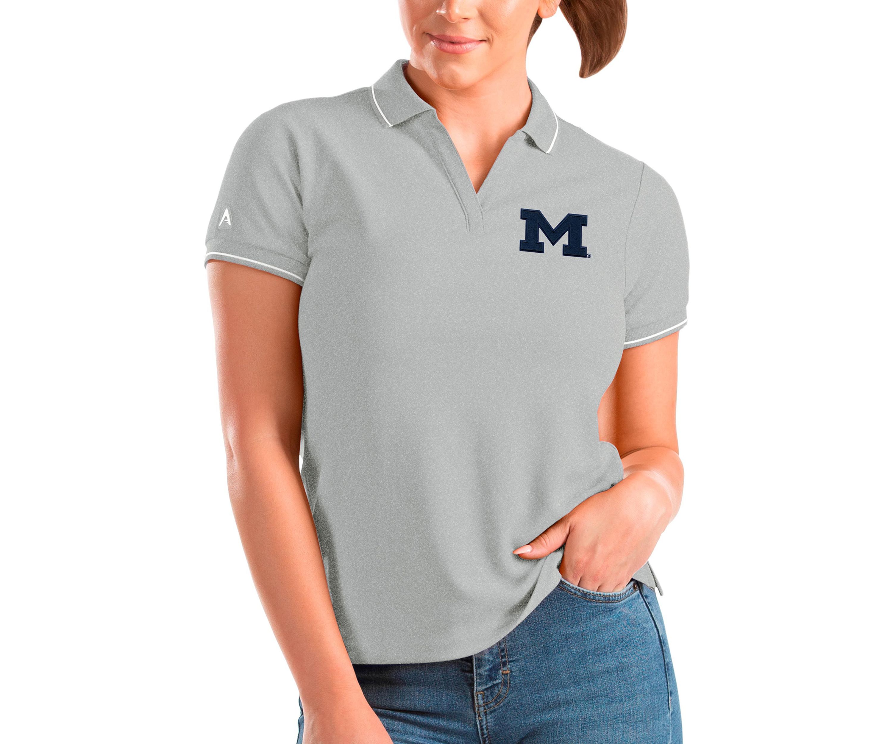 NCAA Michigan Wolverines Womens Affluent Polo