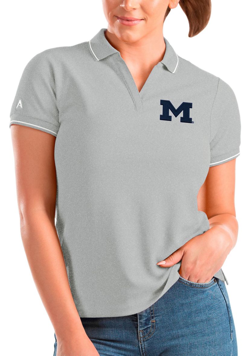NCAA Michigan Wolverines Womens Affluent Polo