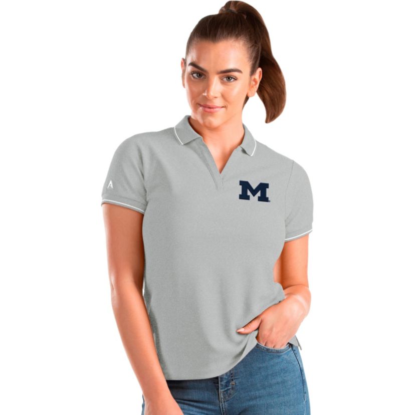 NCAA Michigan Wolverines Womens Affluent Polo