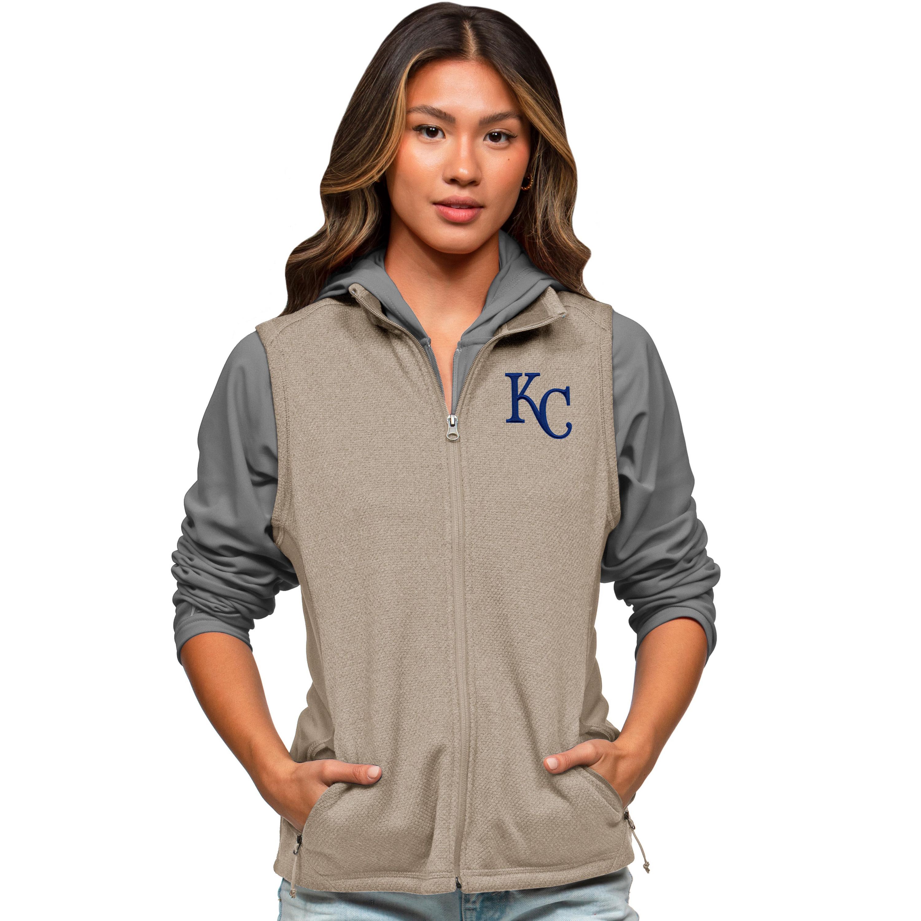 Antigua MLB Kansas City Royals Womens Course Vest