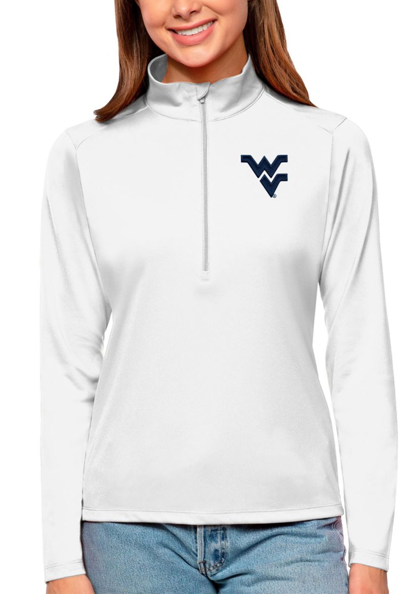 NCAA West Virginia Mountaineers Tribute Quarter-Zip Pullover Top