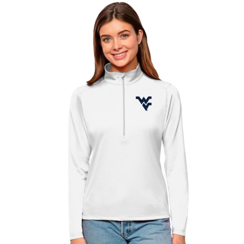 NCAA West Virginia Mountaineers Tribute Quarter-Zip Pullover Top