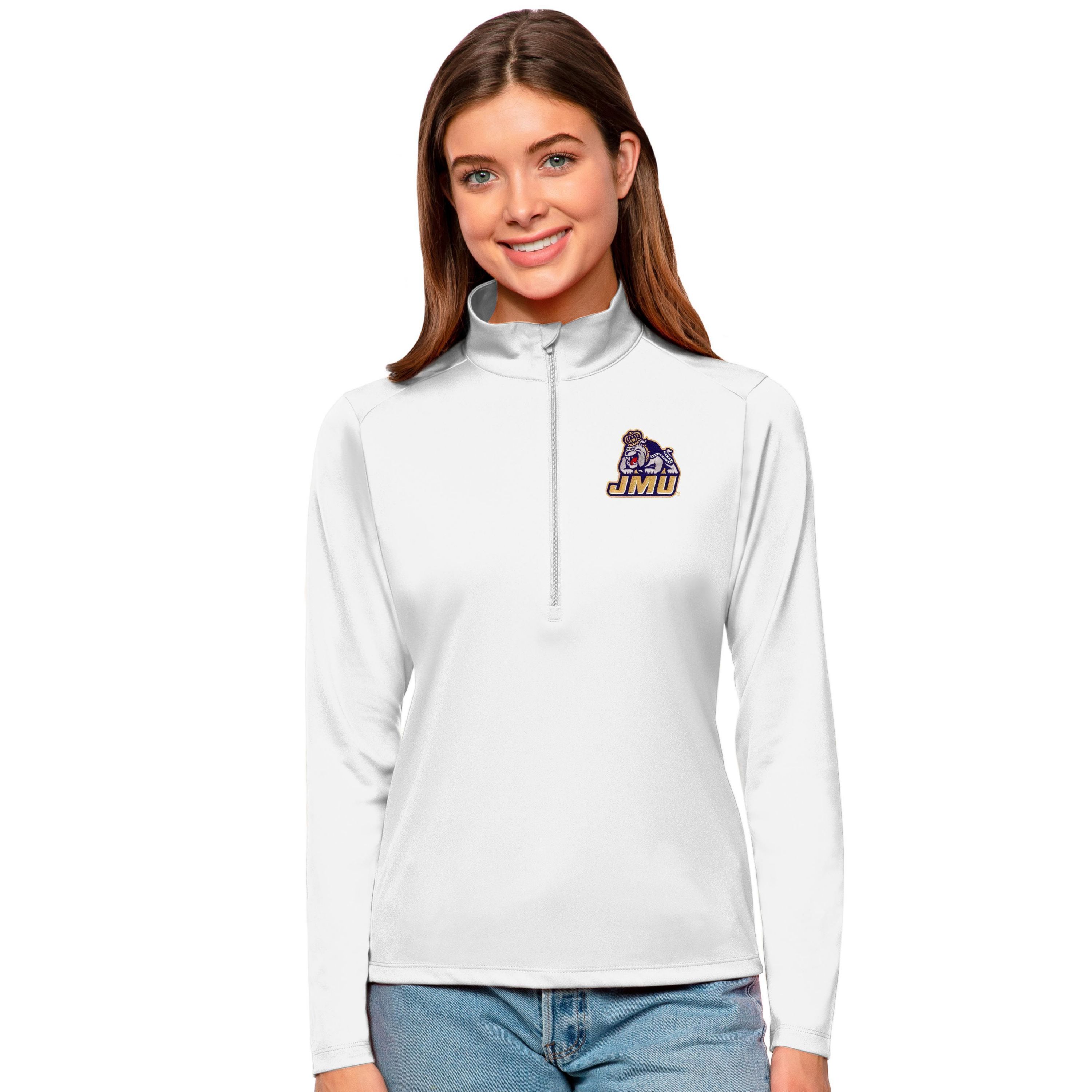 NCAA James Madison Dukes Tribute Quarter-Zip Pullover Top