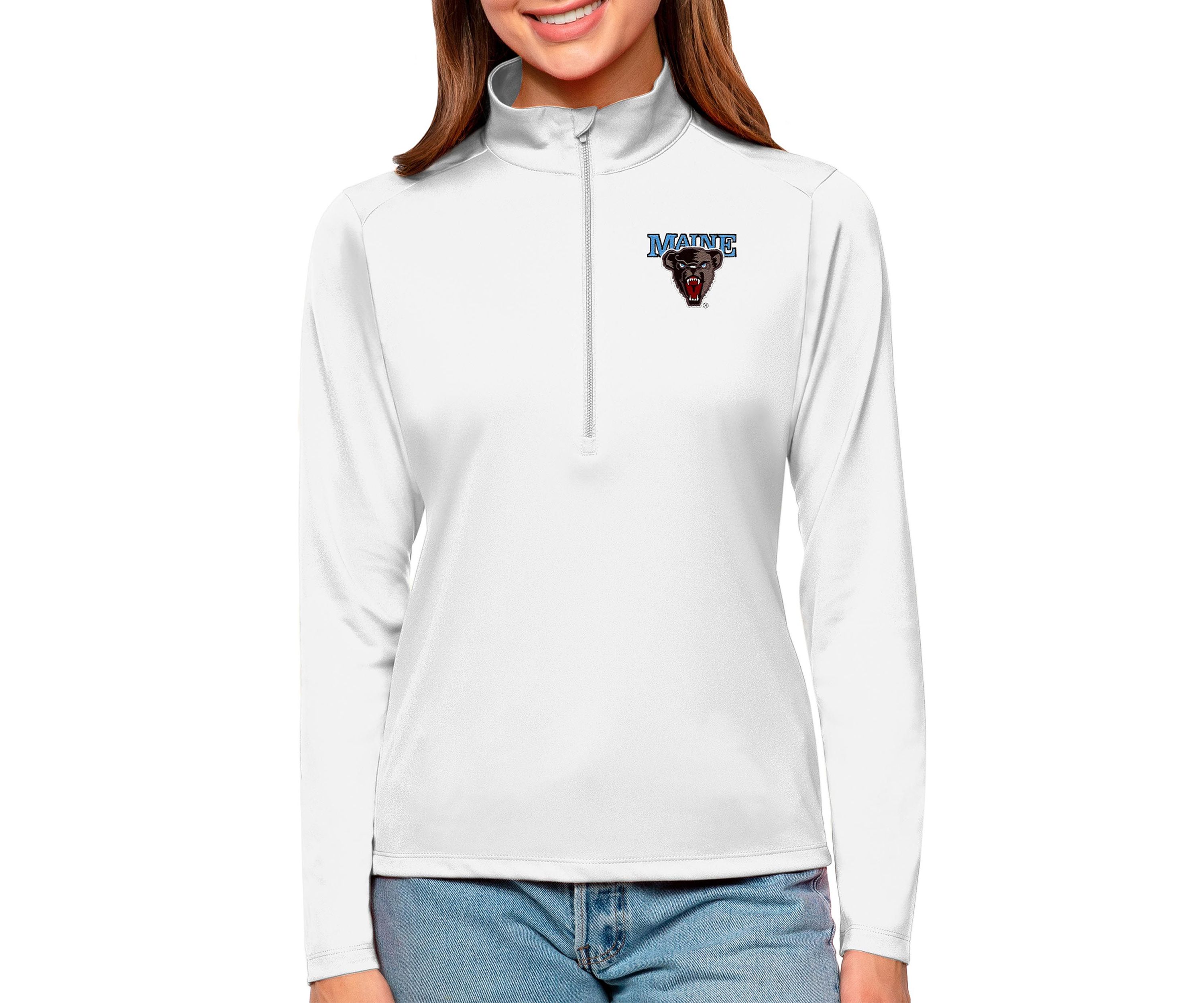 Maine Black Bears NCAA Maine Bears Tribute Quarter-Zip Pullover Top