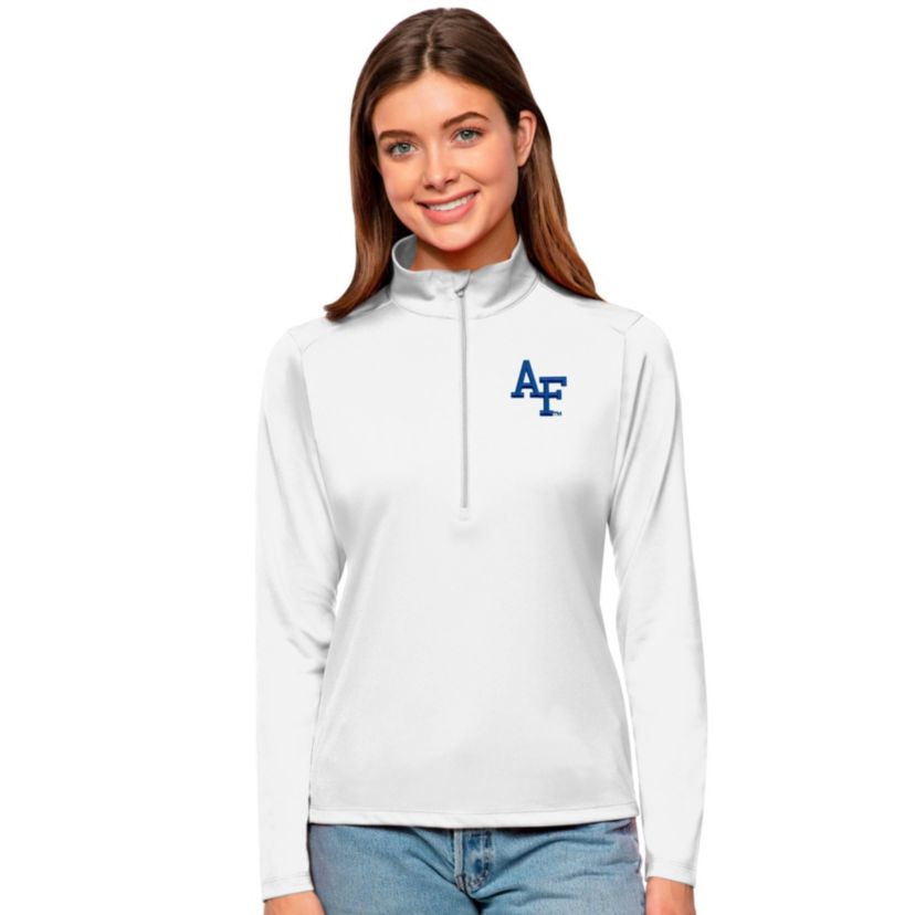 NCAA Air Force Falcons Tribute Quarter-Zip Pullover Top