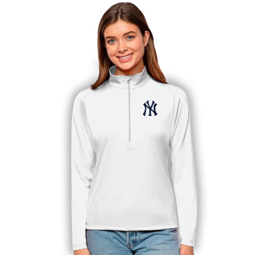MLB New York Yankees Tribute Quarter-Zip Pullover Top