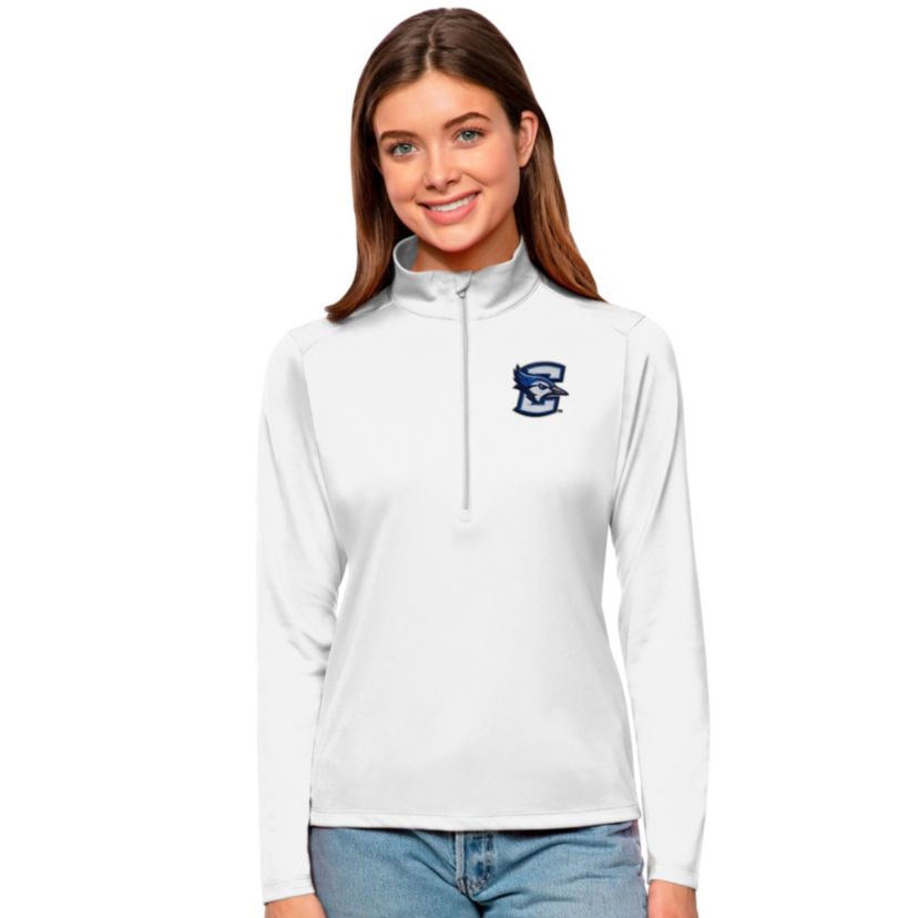 Creighton University Bluejays NCAA Creighton Bluejays Tribute Quarter-Zip Pullover Top
